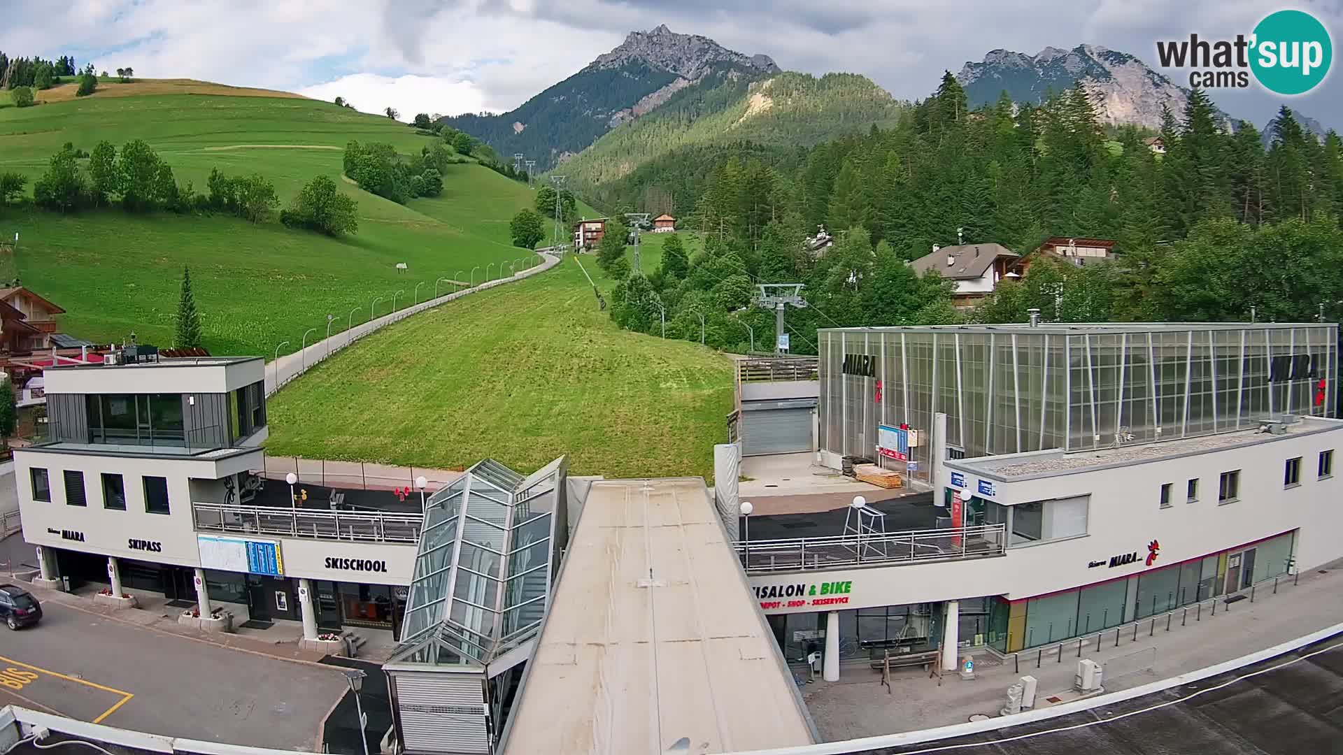 Kronplatz spletna kamera Miara spodnja postaja