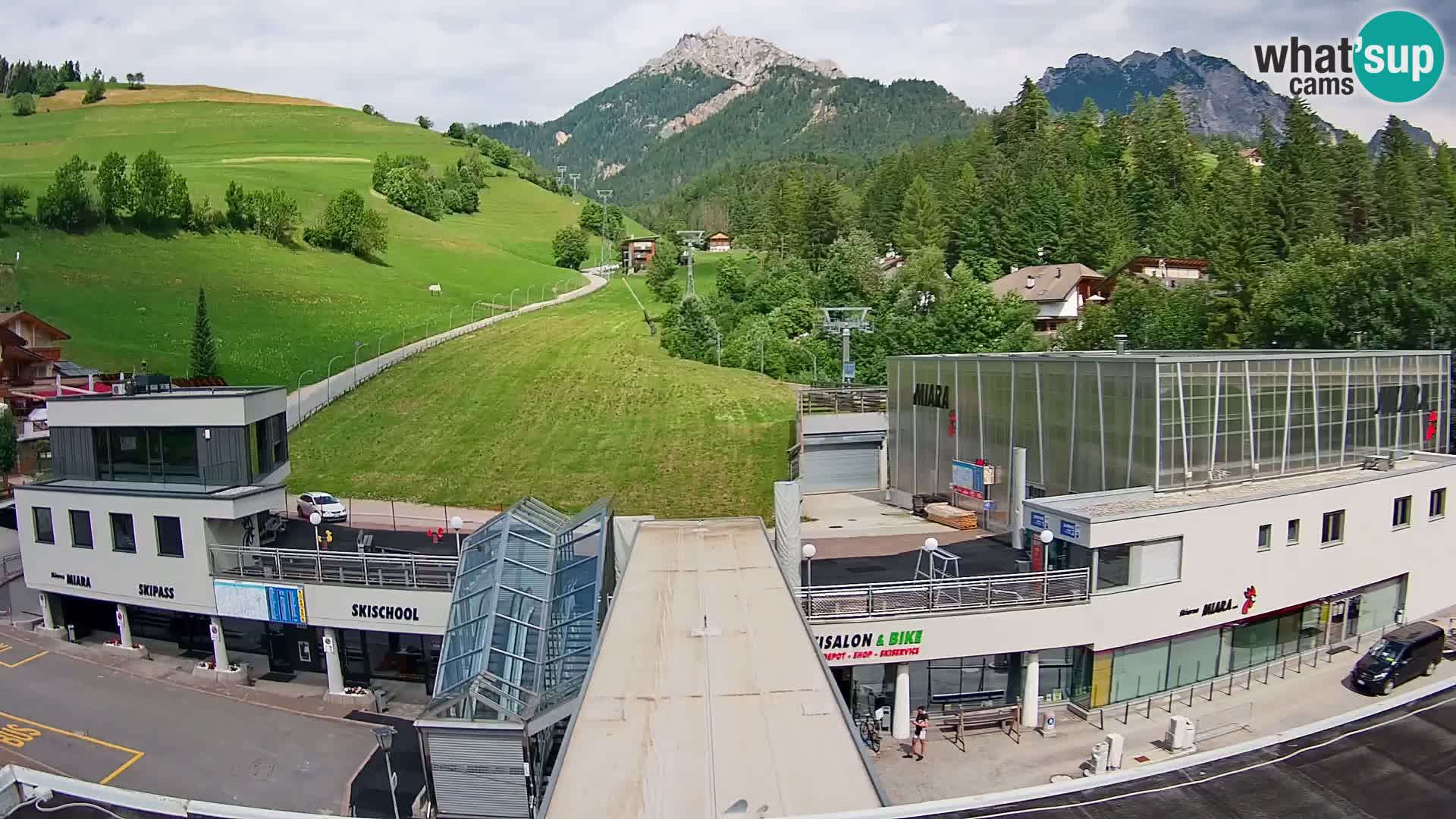 Kronplatz webcam Valley sation of Miara