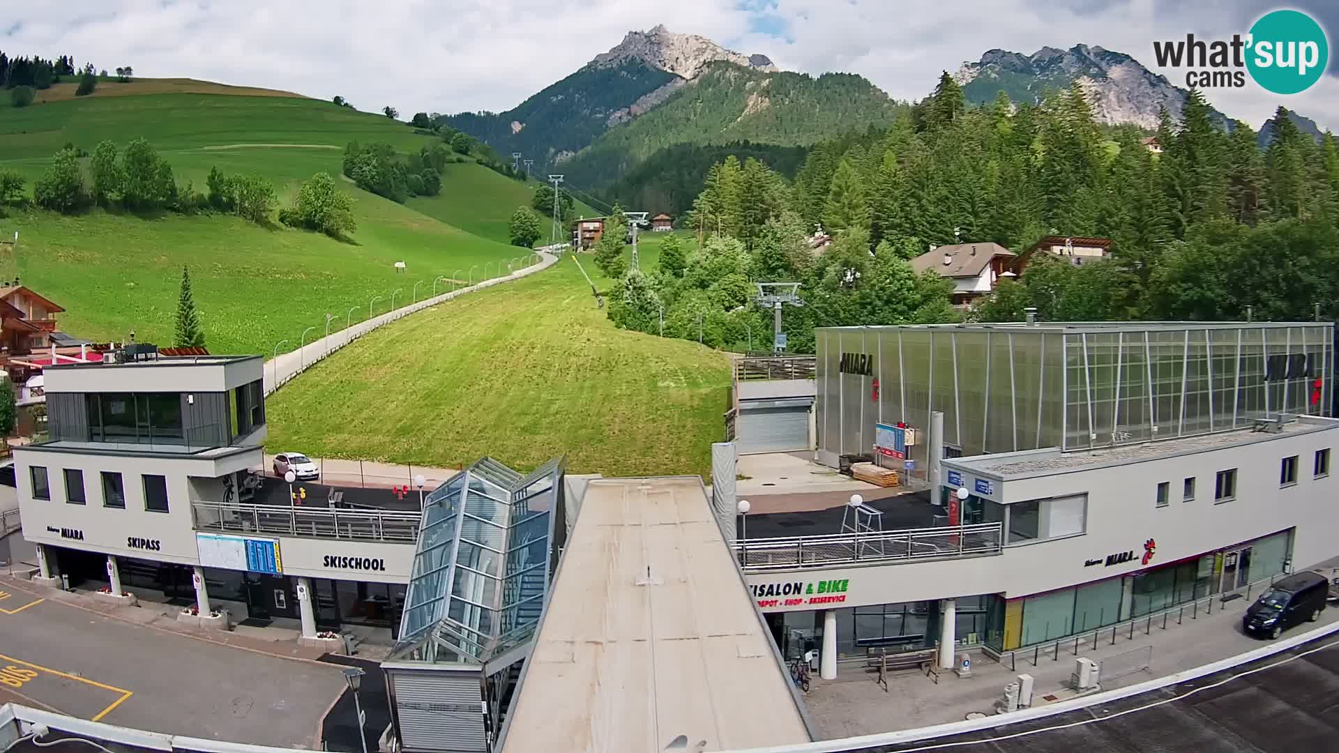 Kronplatz webcam Valley sation of Miara