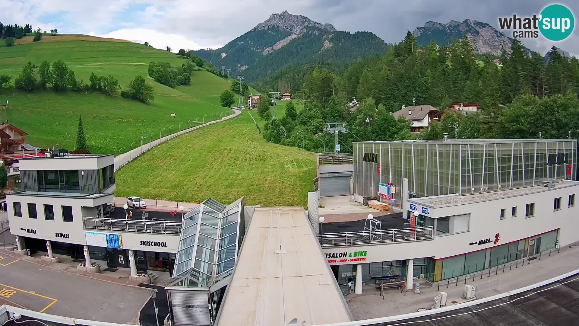 Kronplatz webcam Valley sation of Miara