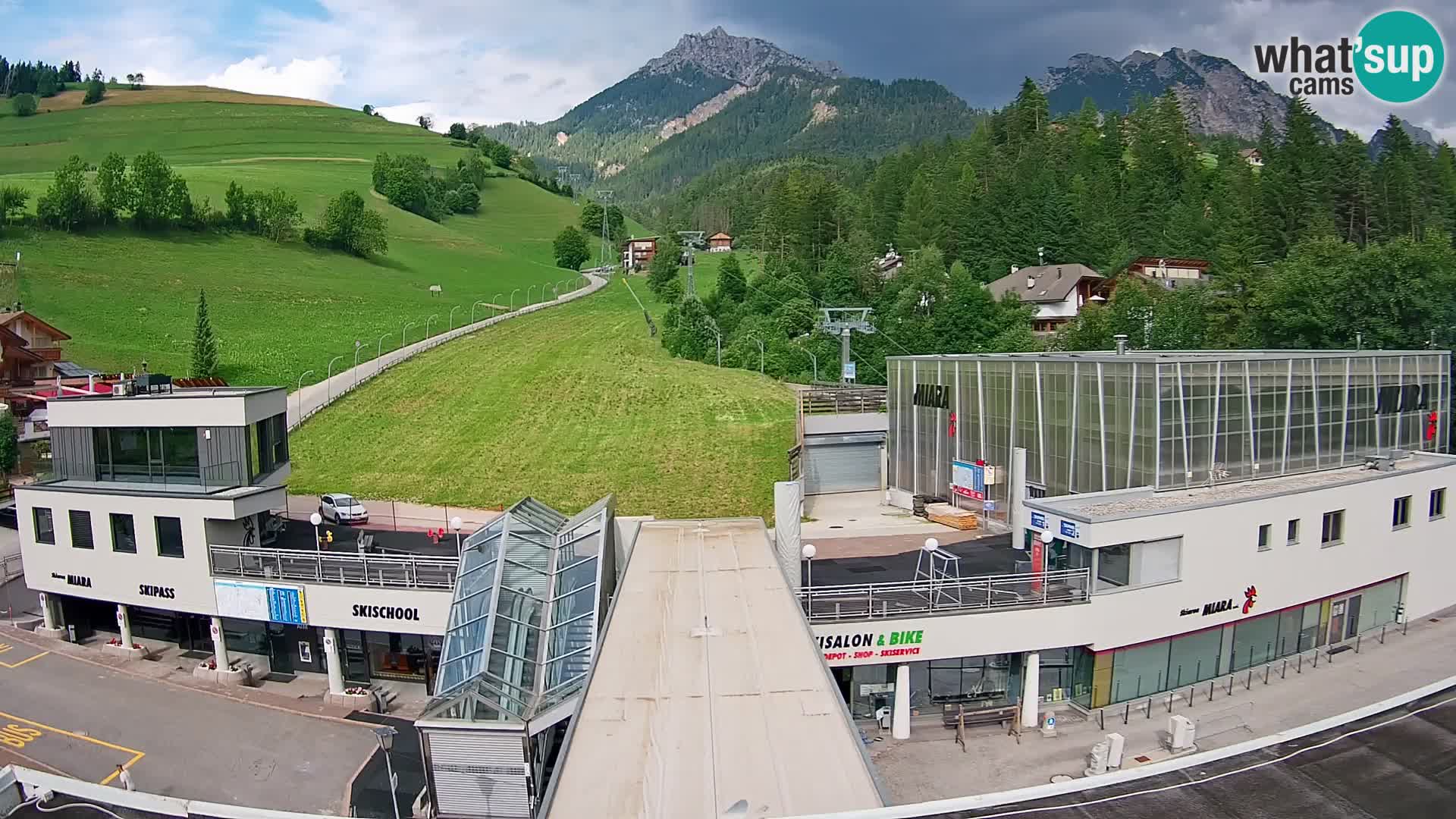 Kronplatz spletna kamera Miara spodnja postaja