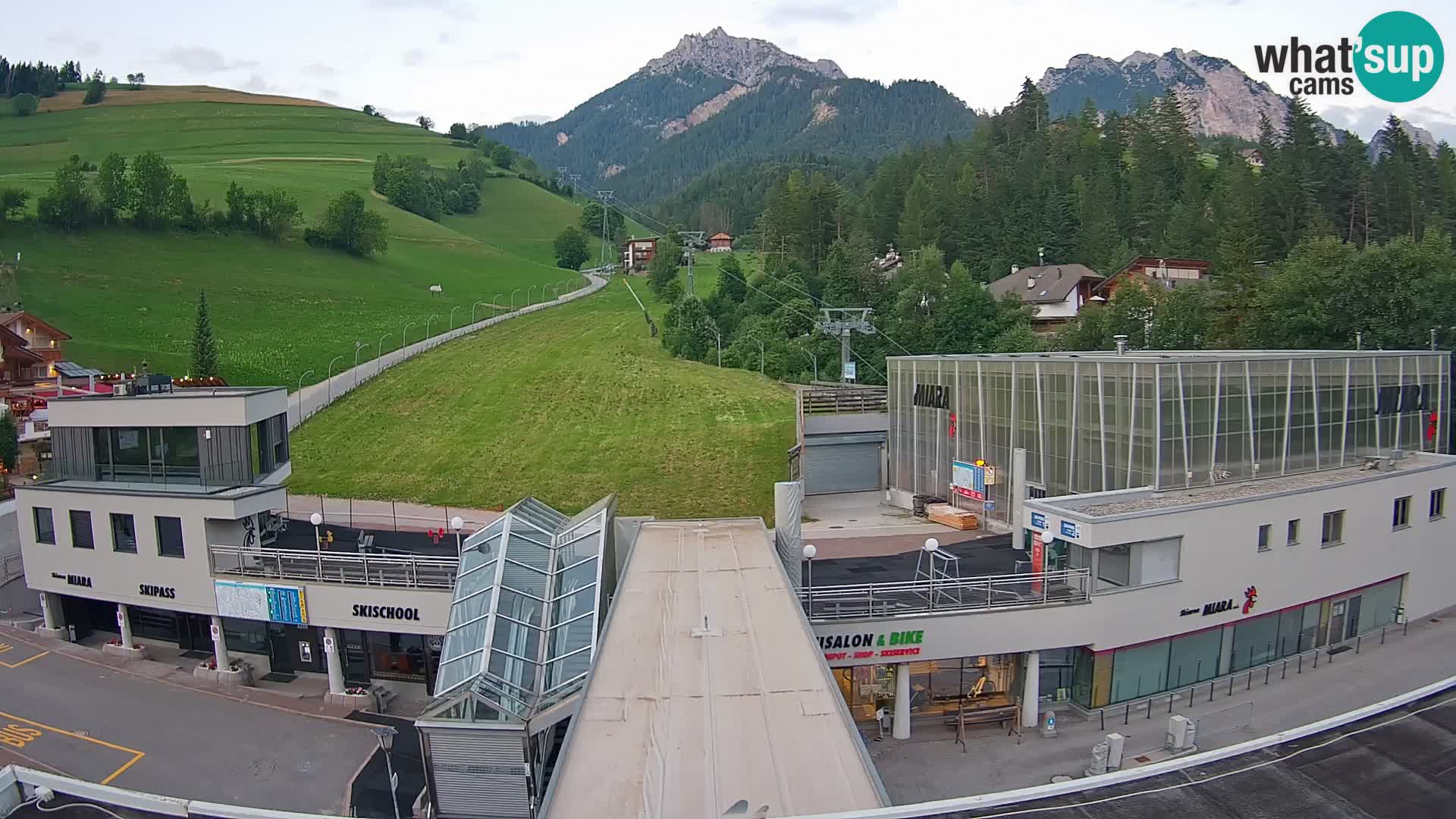Plan de Corones Kronplatz Miara webcam en vivo – estación de valle