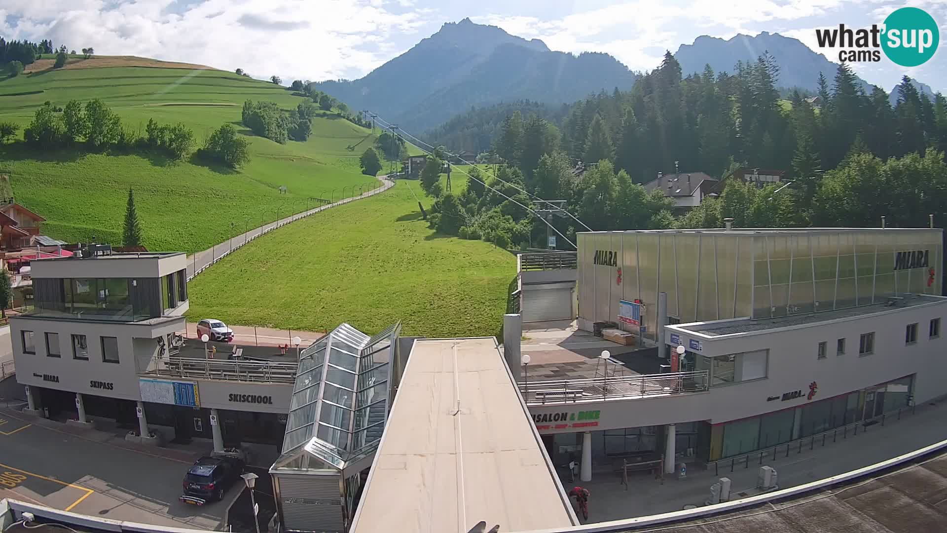 Plan de Corones Kronplatz Miara webcam en vivo – estación de valle