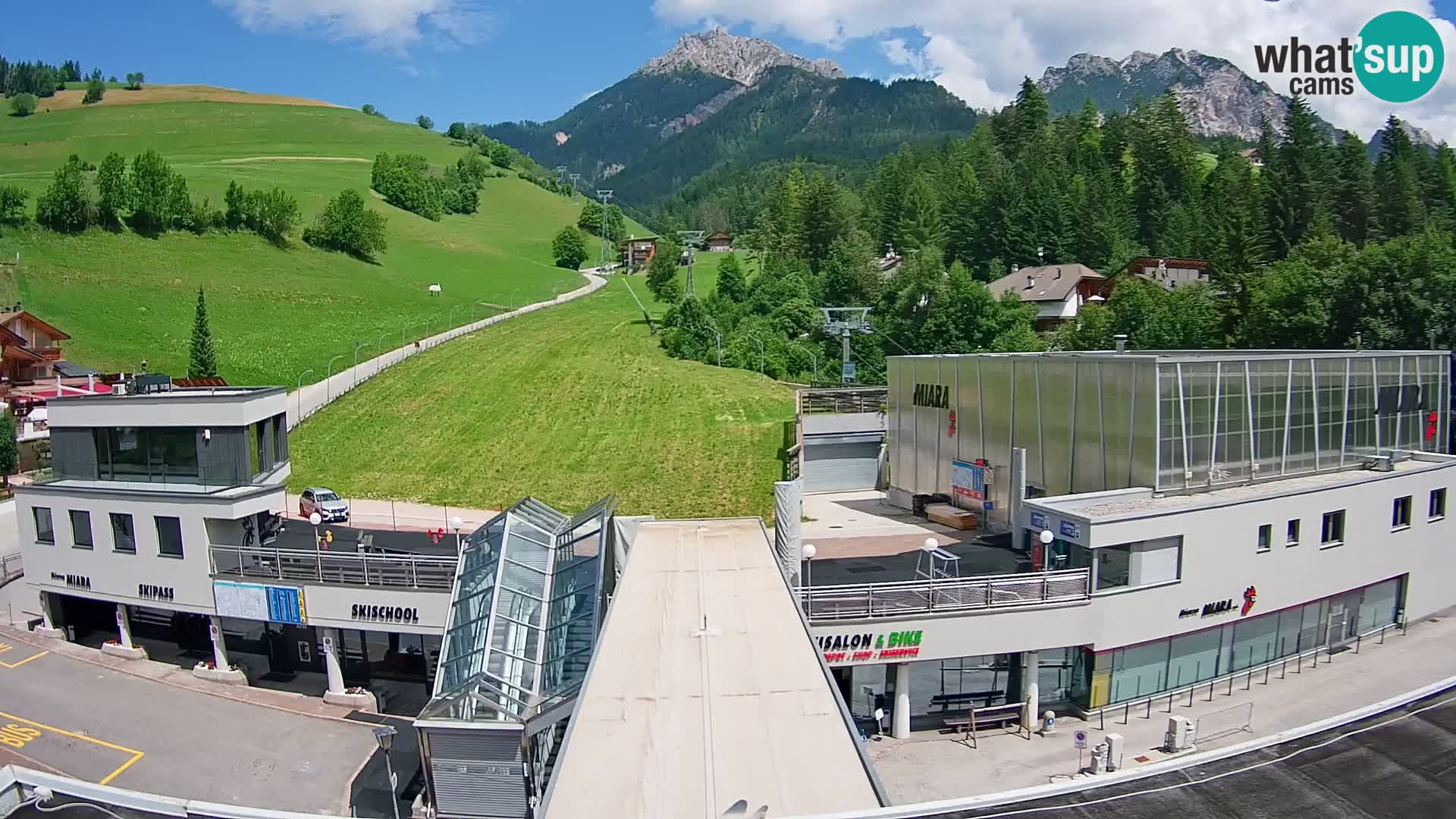 Kronplatz spletna kamera Miara spodnja postaja