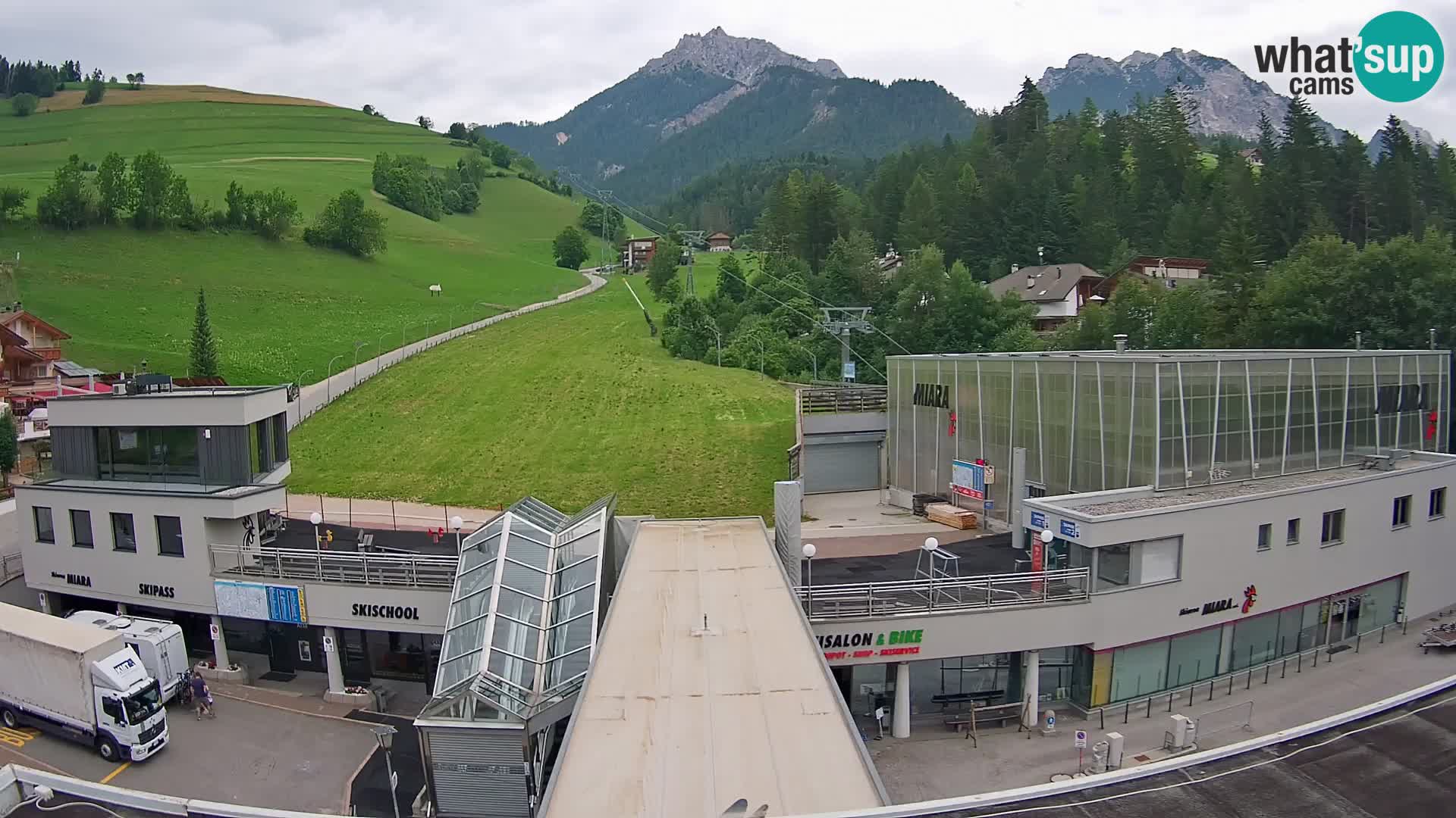 Kronplatz webcam Valley sation of Miara