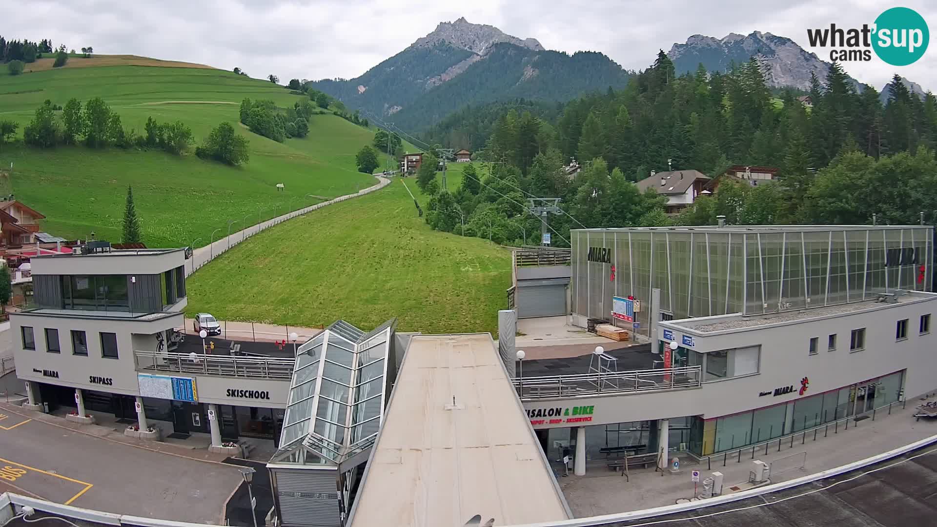 Plan de Corones Kronplatz Miara webcam en vivo – estación de valle
