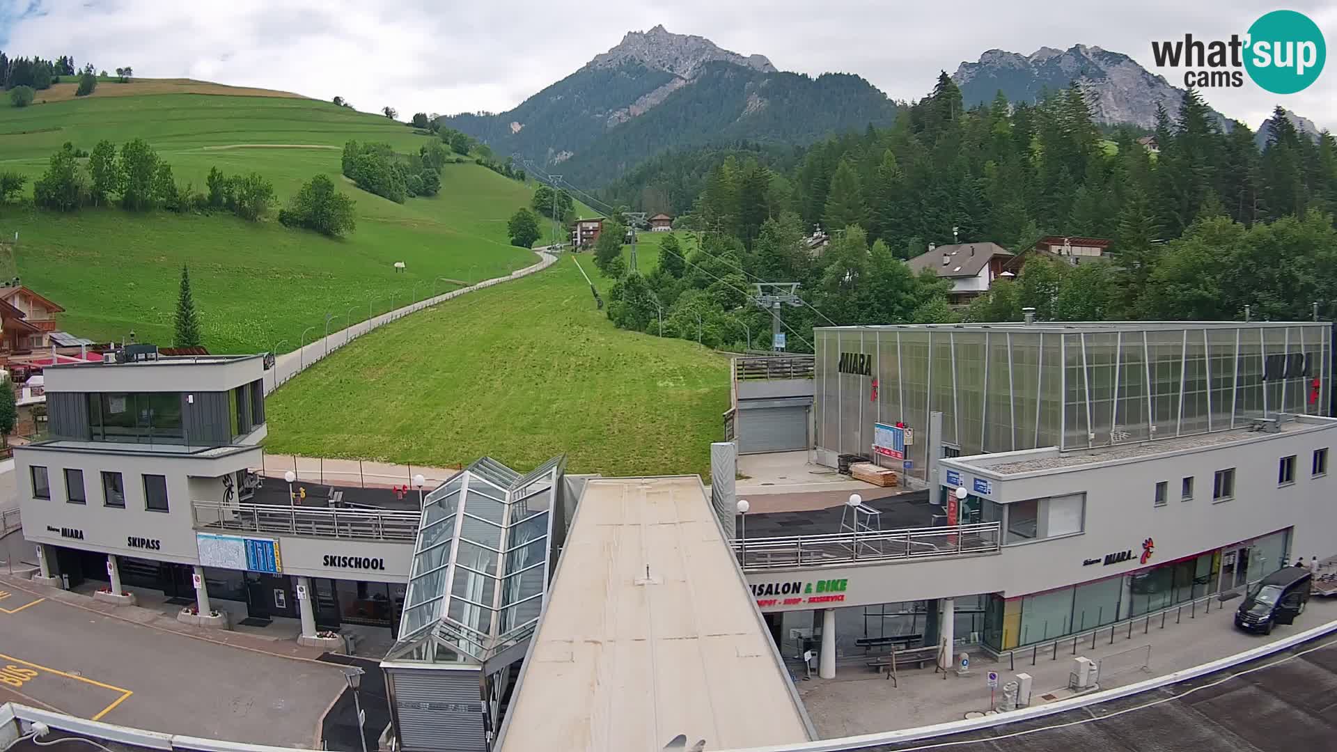 Plan de Corones Kronplatz Miara webcam en vivo – estación de valle