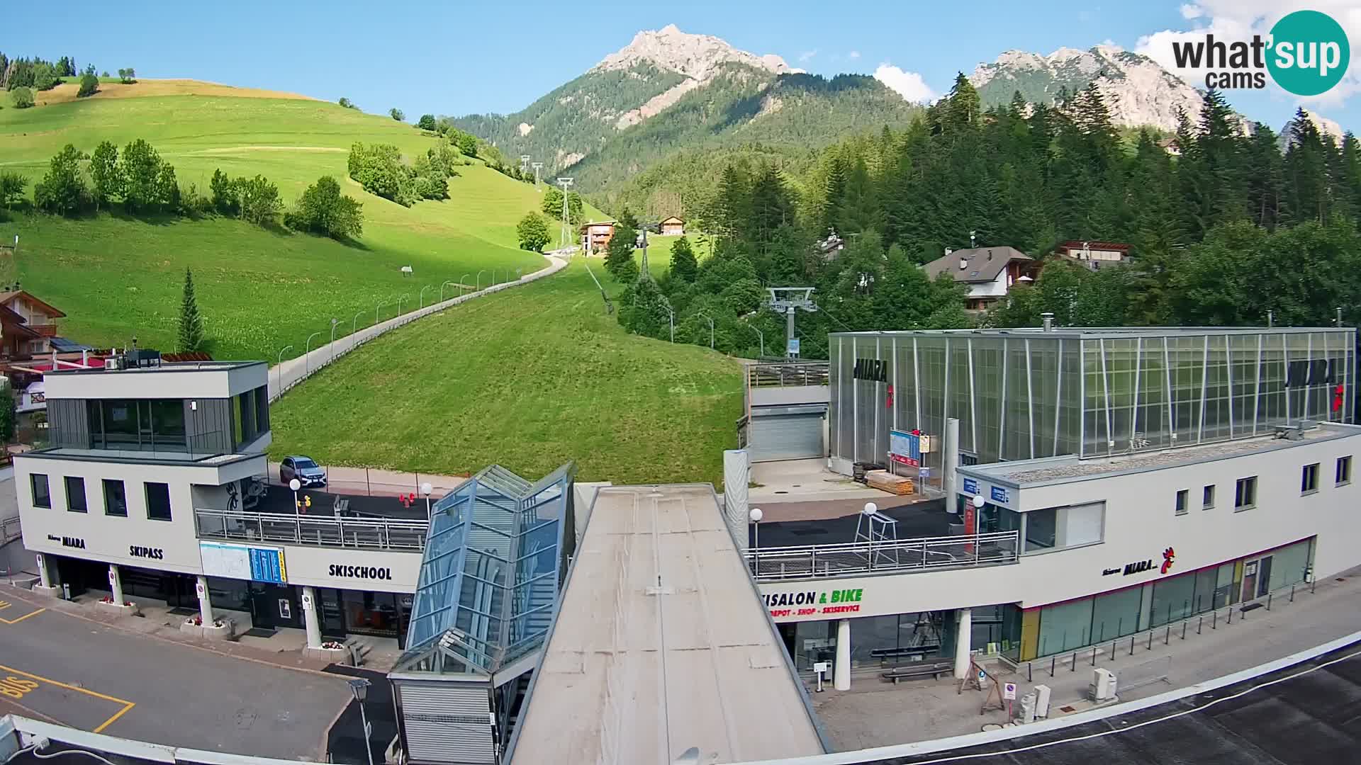 Kronplatz spletna kamera Miara spodnja postaja