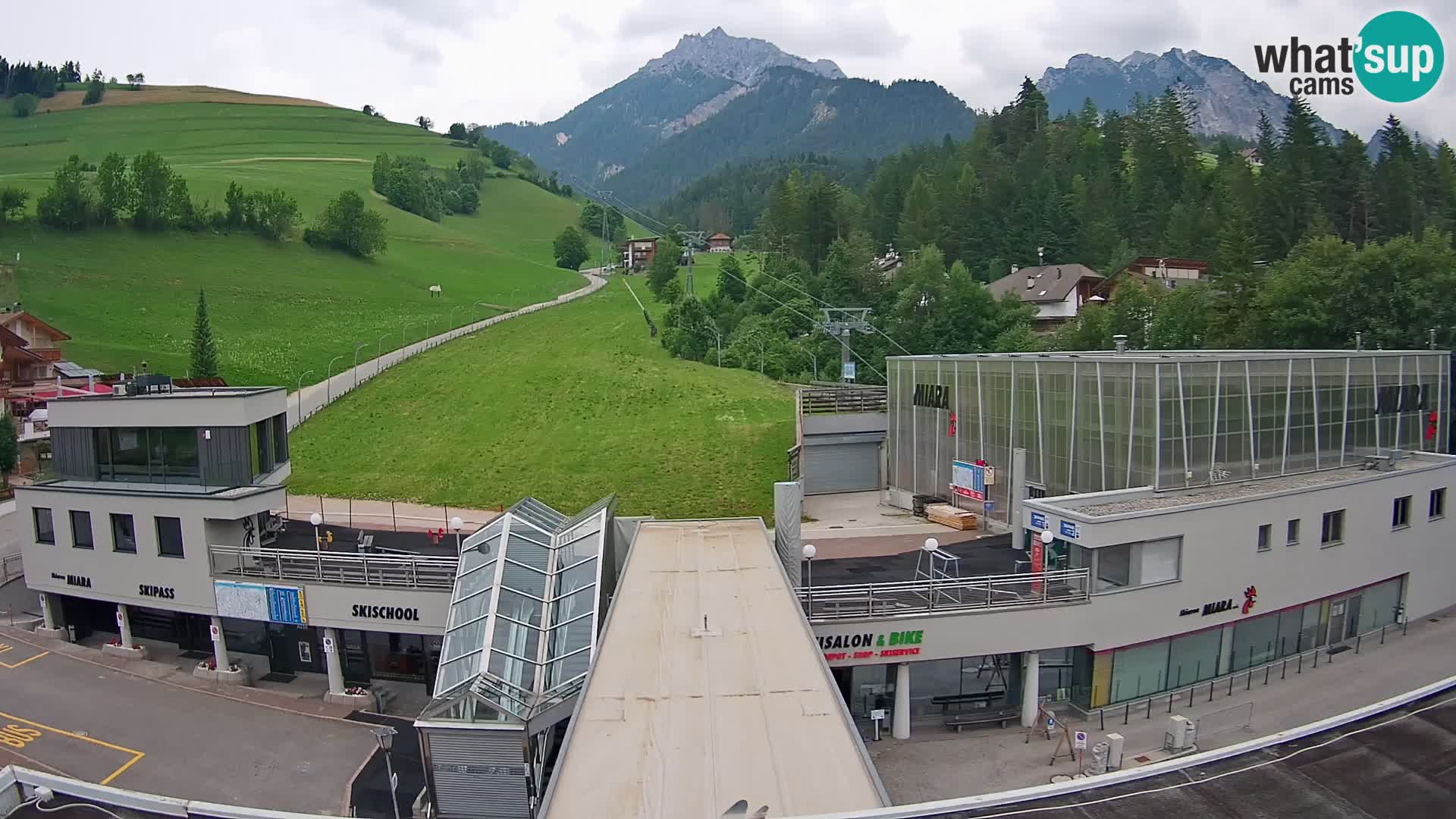 Kronplatz webcam Valley sation of Miara