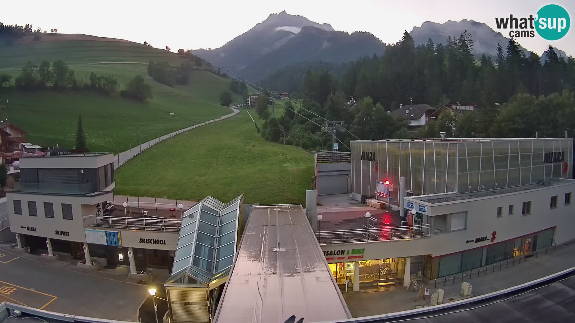 Plan de Corones Kronplatz Miara webcam en vivo – estación de valle