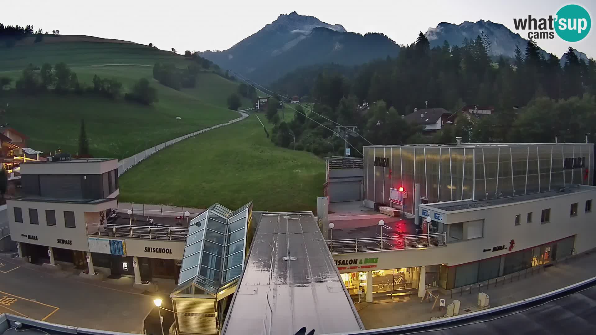 Kronplatz spletna kamera Miara spodnja postaja