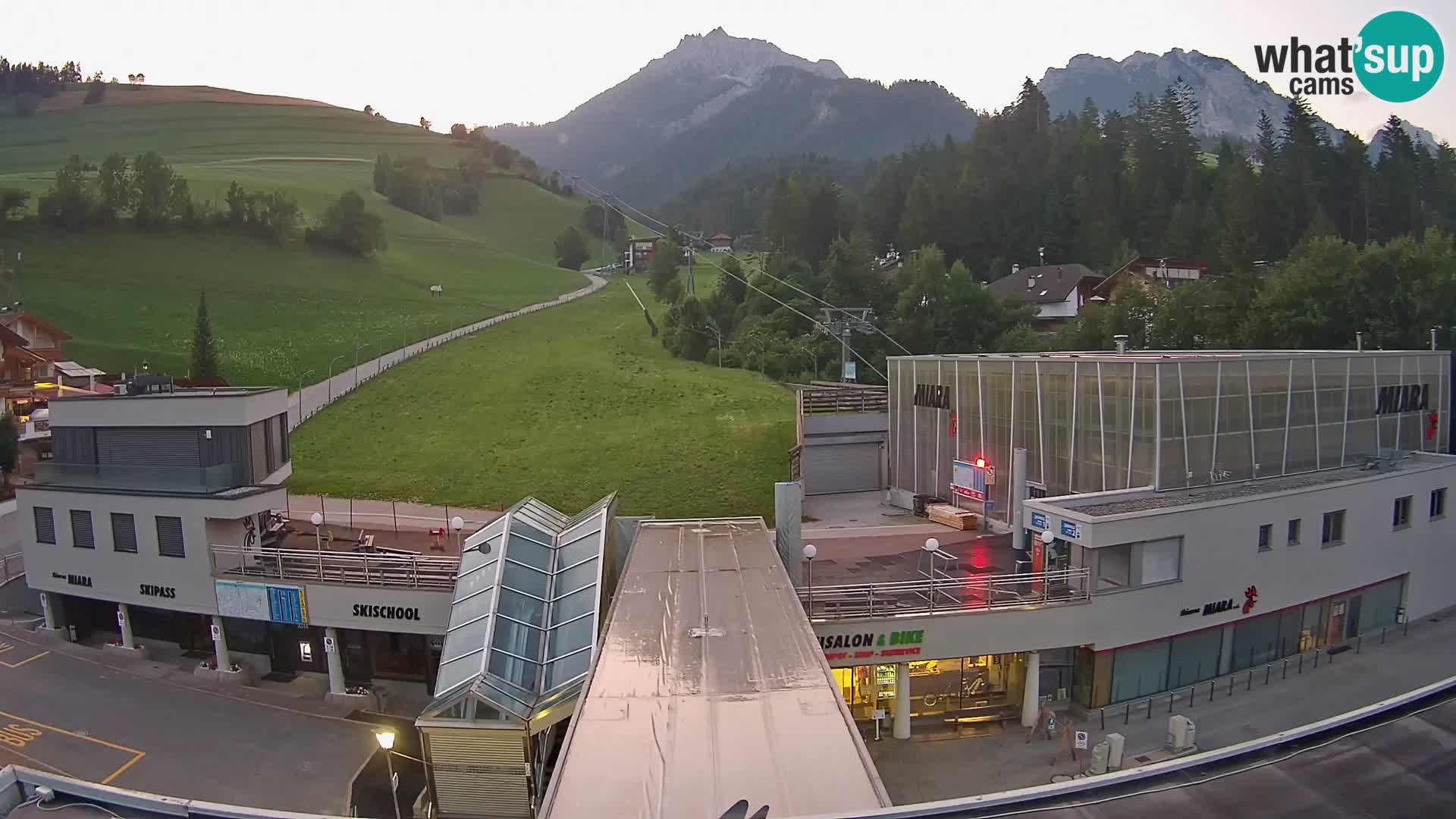 Plan de Corones Kronplatz Miara webcam en vivo – estación de valle