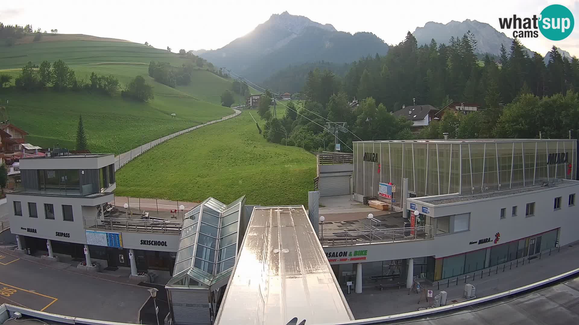 Kronplatz webcam Valley sation of Miara