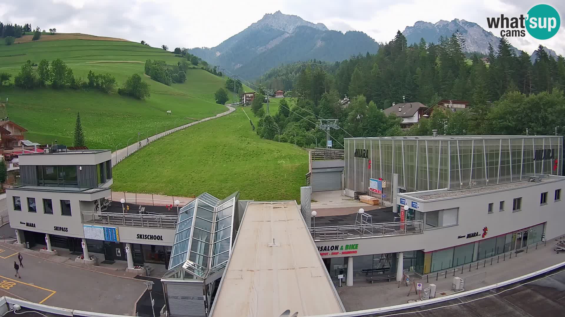 Kronplatz webcam Valley sation of Miara