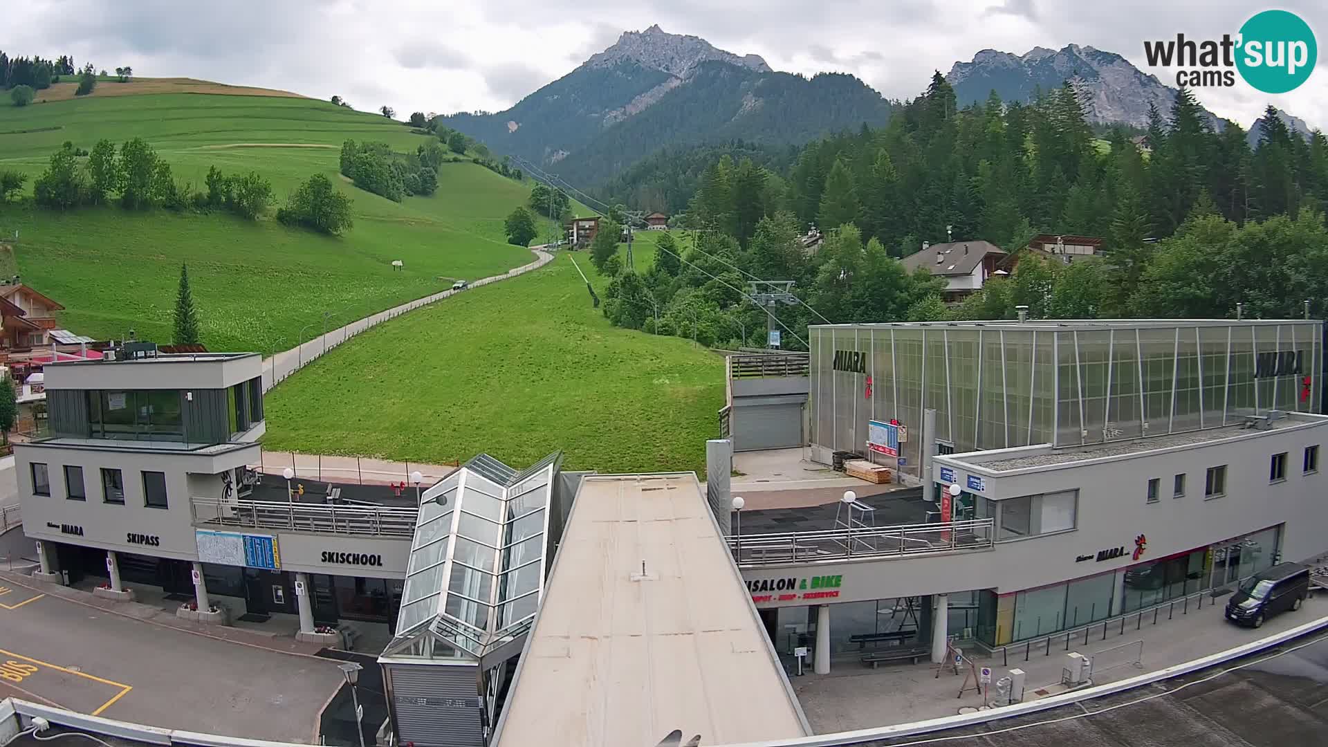 Kronplatz spletna kamera Miara spodnja postaja