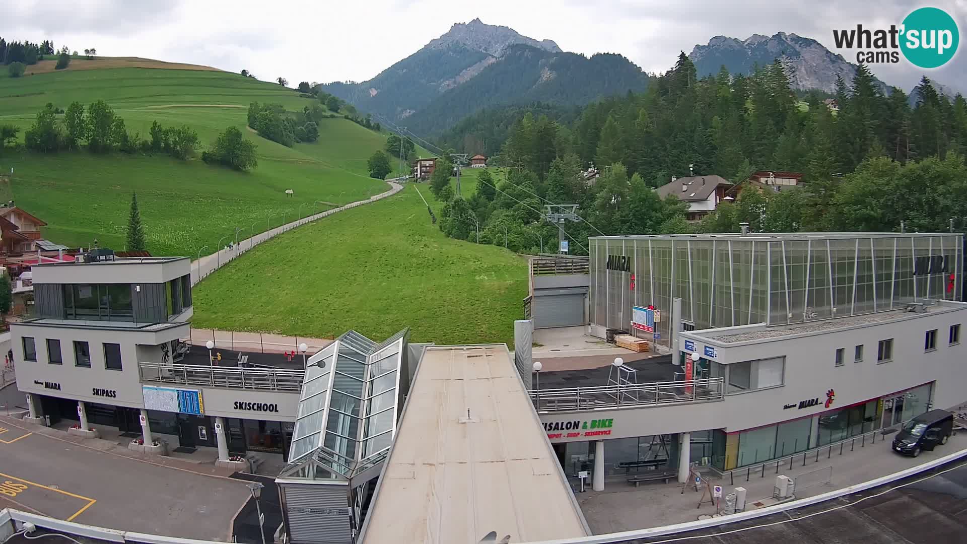 Kronplatz webcam Valley sation of Miara