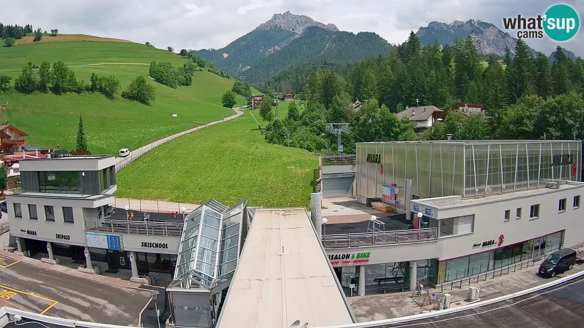 Kronplatz webcam Valley sation of Miara