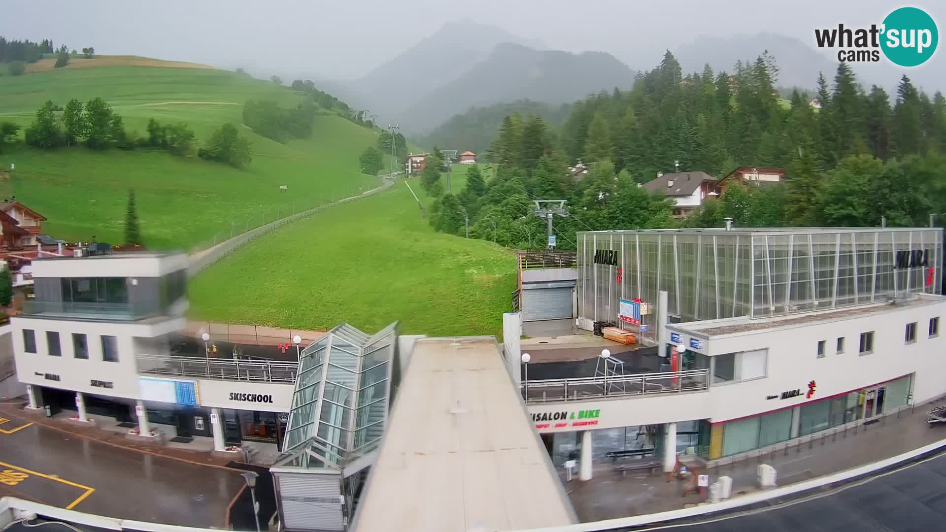 Plan de Corones Kronplatz Miara webcam en vivo – estación de valle