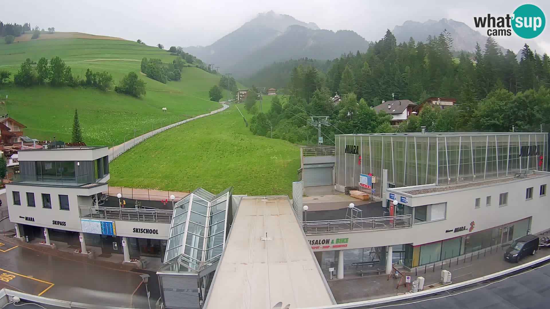 Plan de Corones Kronplatz Miara webcam en vivo – estación de valle