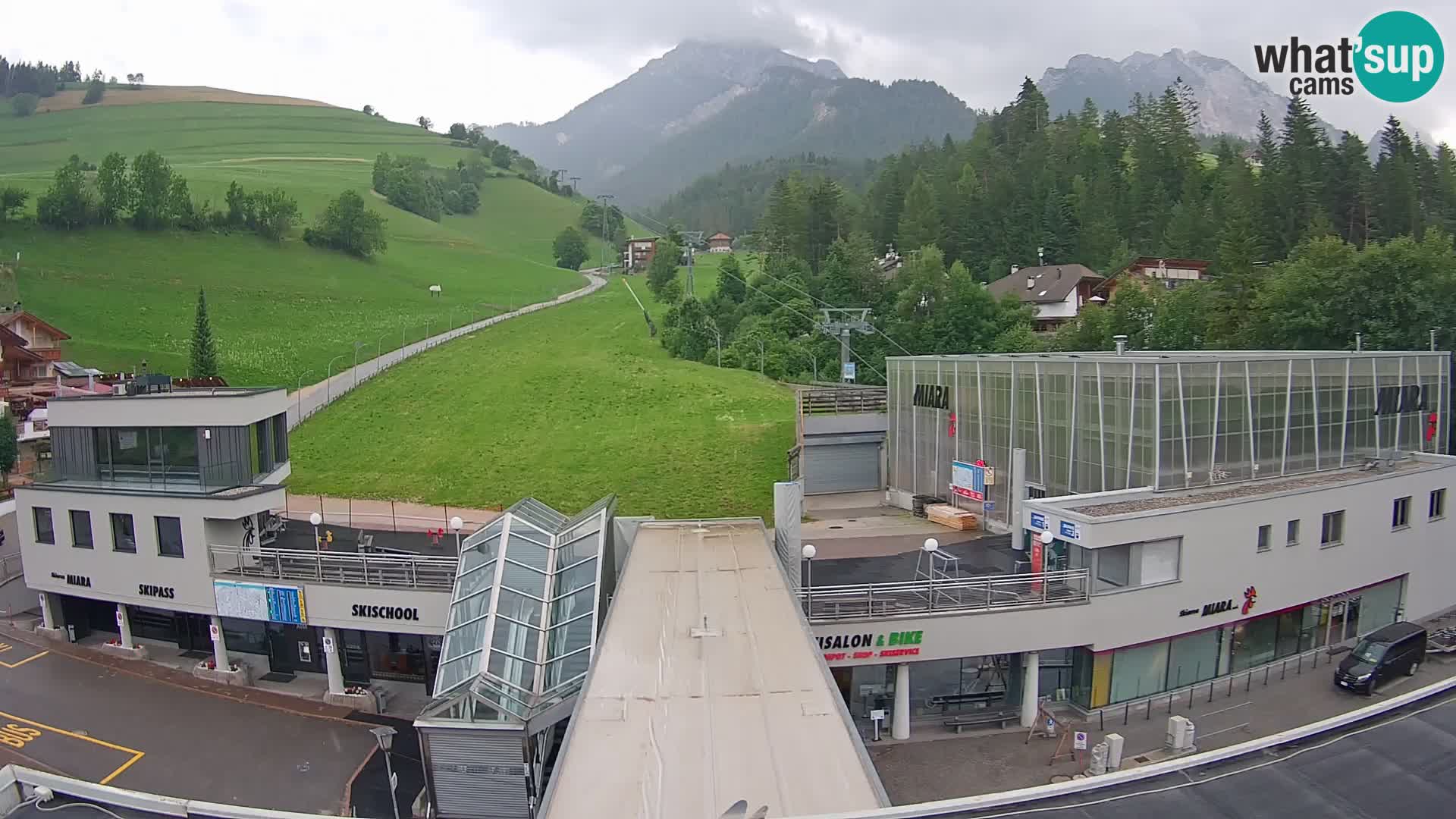 Kronplatz webcam Valley sation of Miara