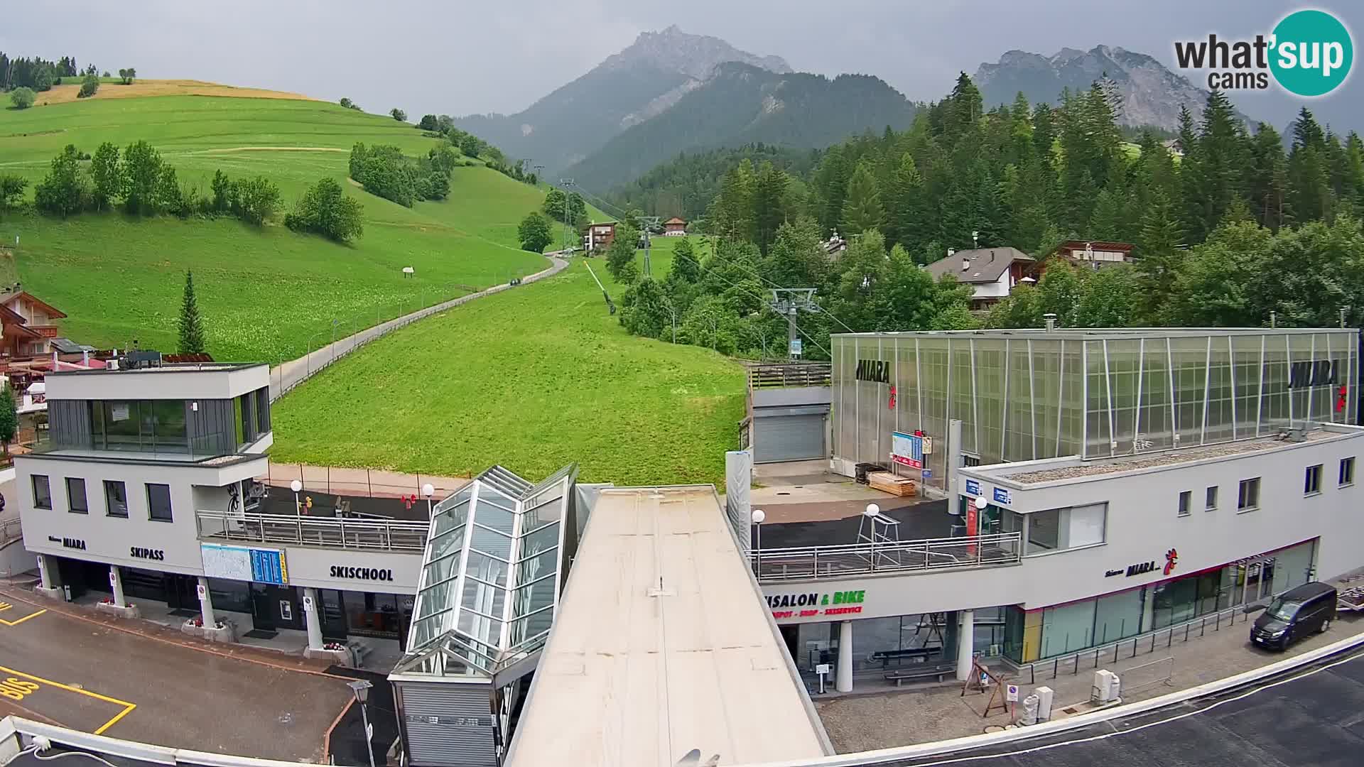 Plan de Corones Kronplatz Miara webcam en vivo – estación de valle