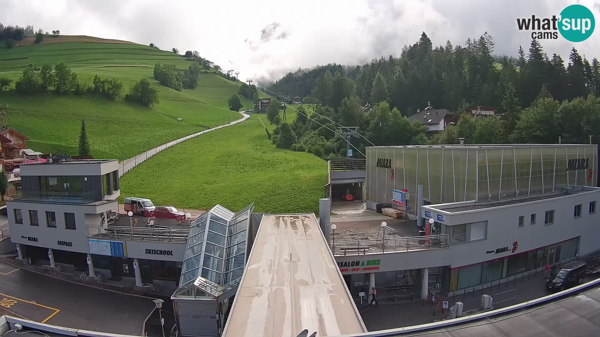 Kronplatz spletna kamera Miara spodnja postaja