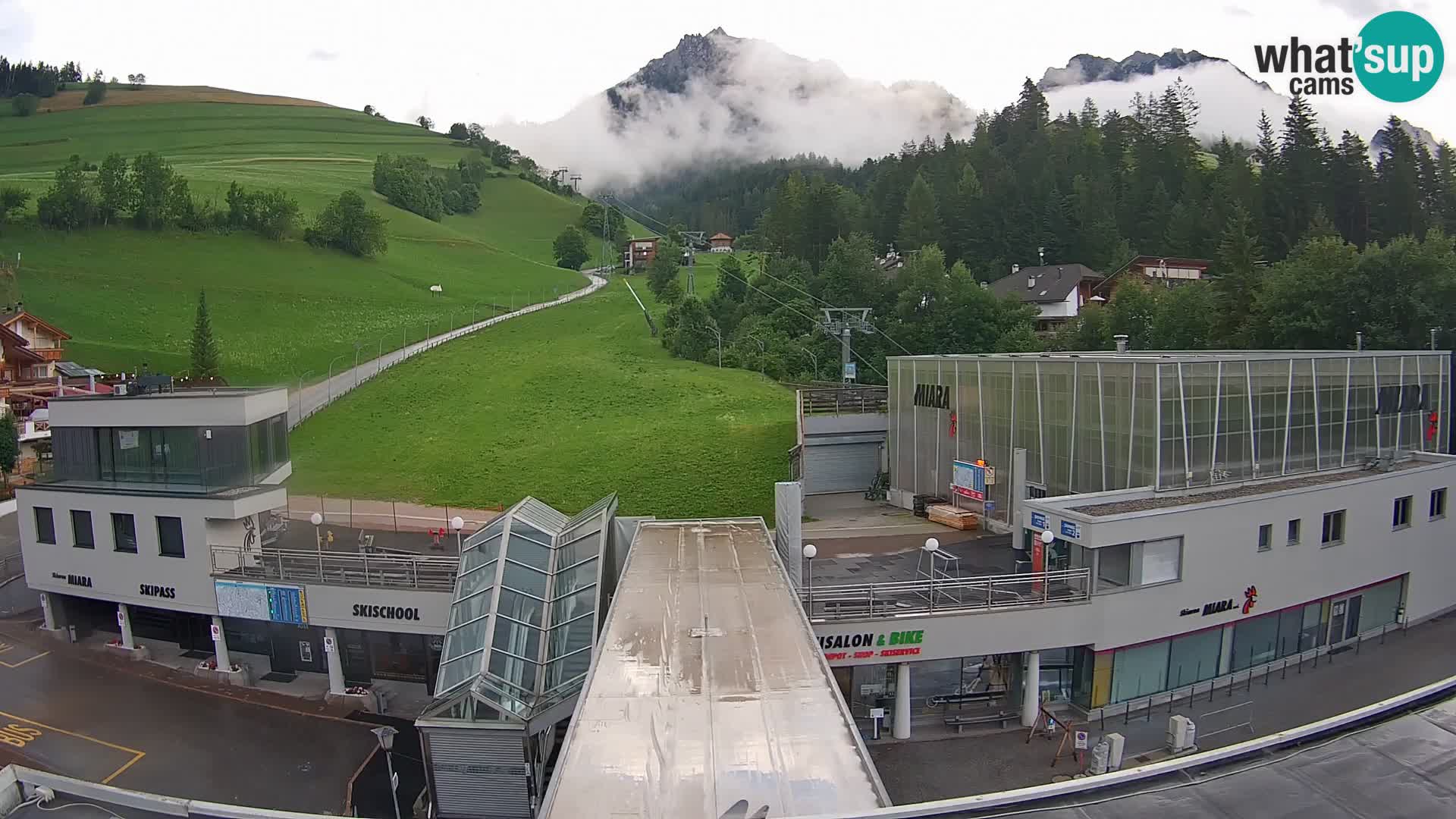 Plan de Corones Kronplatz Miara webcam en vivo – estación de valle