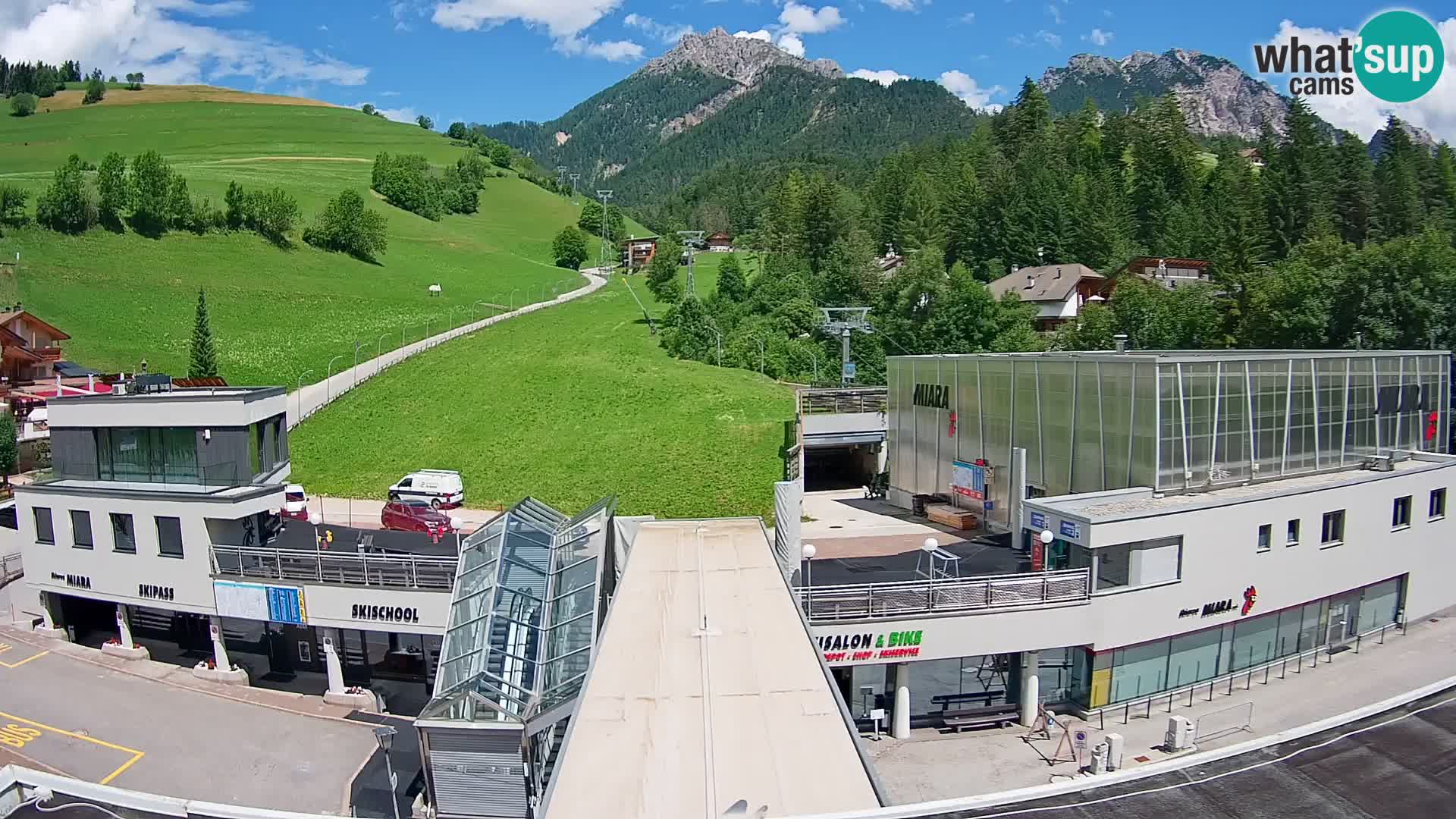 Kronplatz webcam Valley sation of Miara