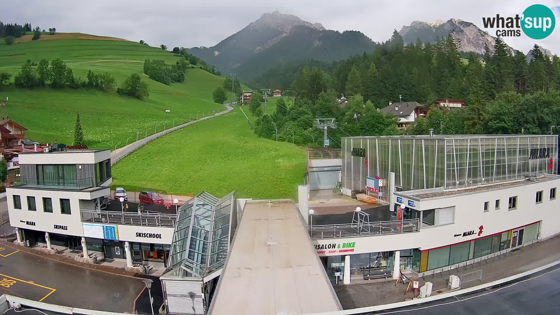 Kronplatz webcam Valley sation of Miara