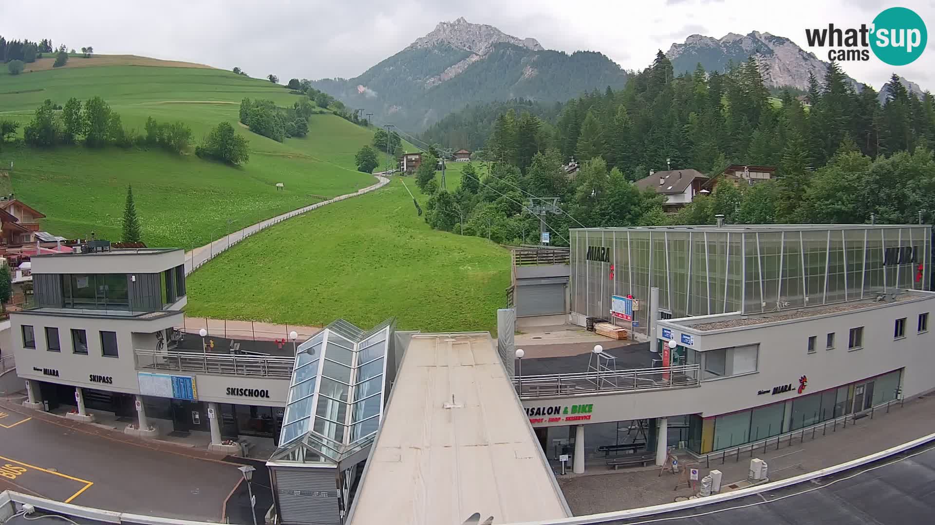 Kronplatz webcam Valley sation of Miara
