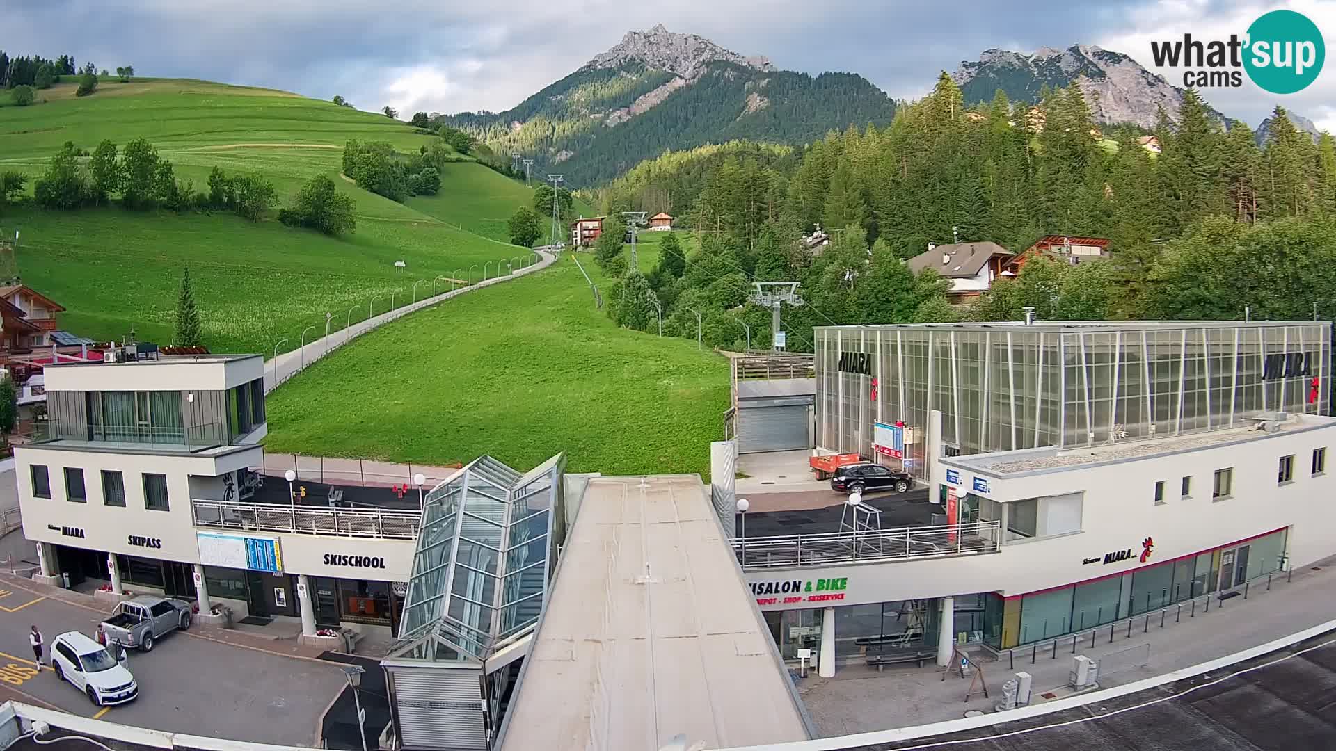 Kronplatz webcam Valley sation of Miara