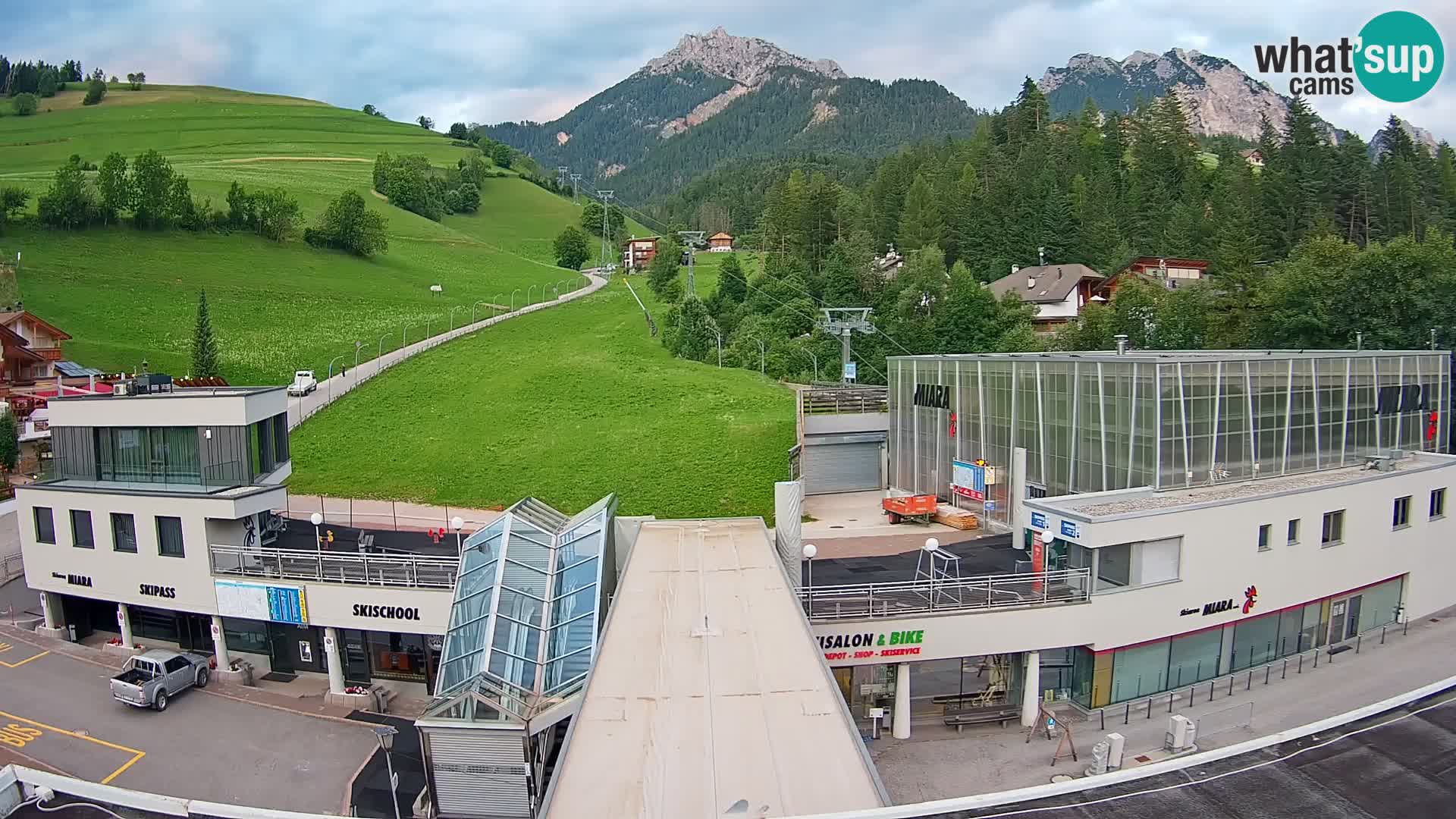 Kronplatz webcam Valley sation of Miara