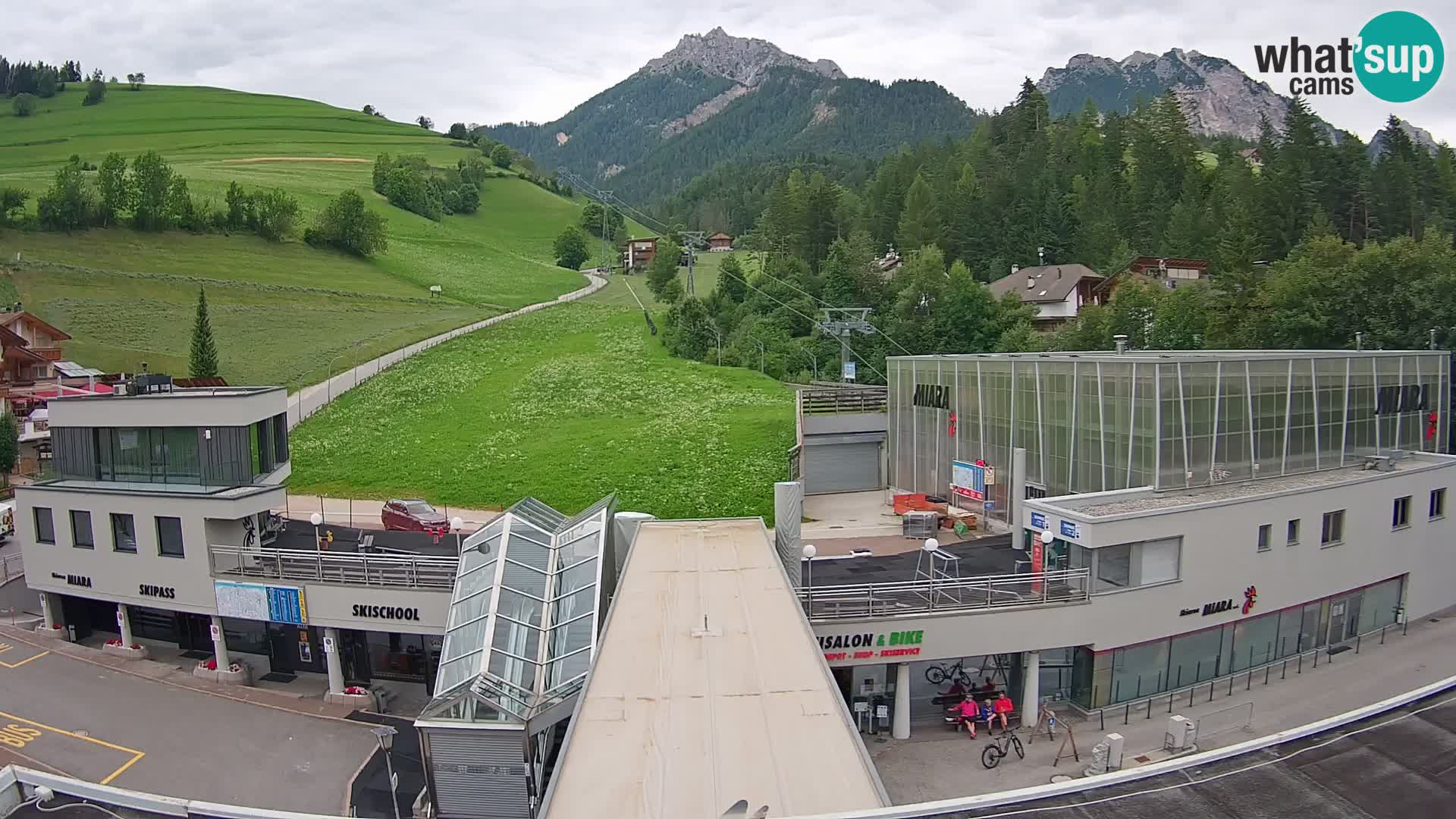 Kronplatz webcam Valley sation of Miara