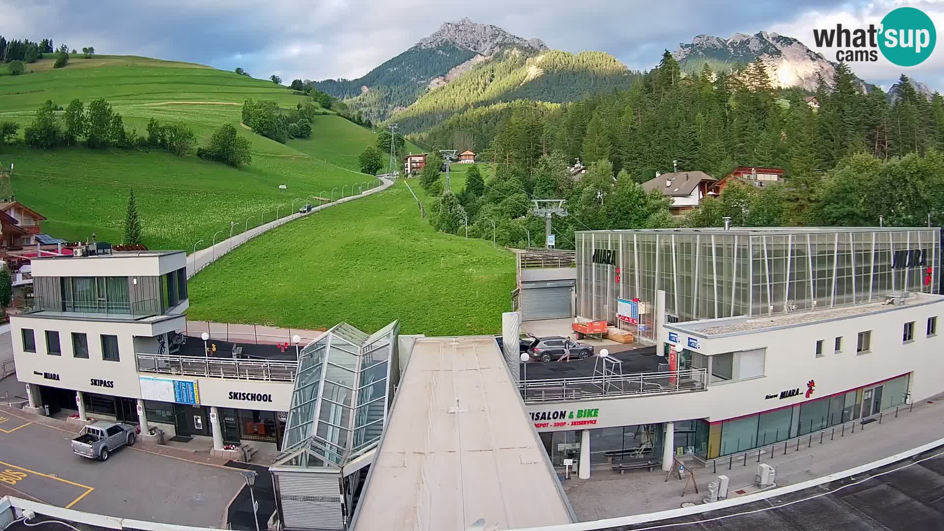Kronplatz spletna kamera Miara spodnja postaja