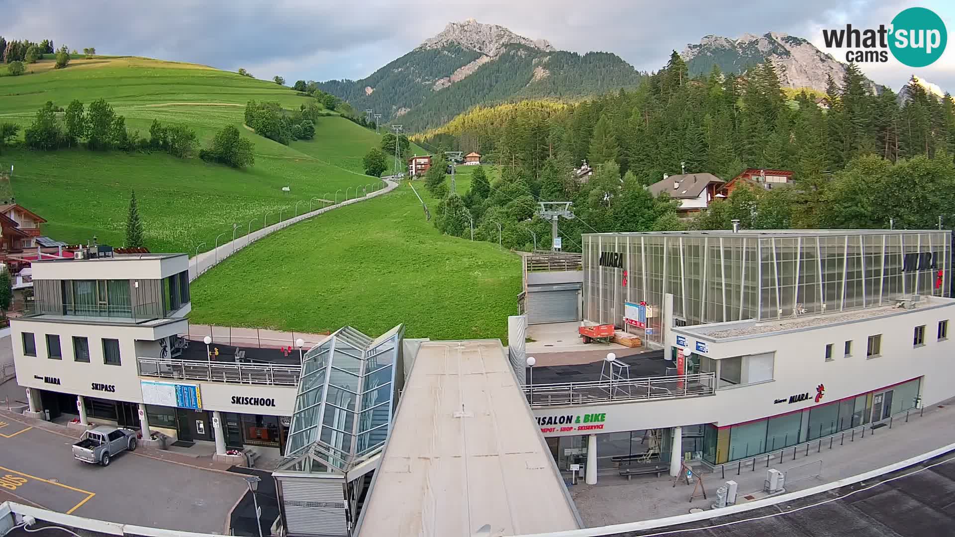 Plan de Corones Kronplatz Miara webcam en vivo – estación de valle