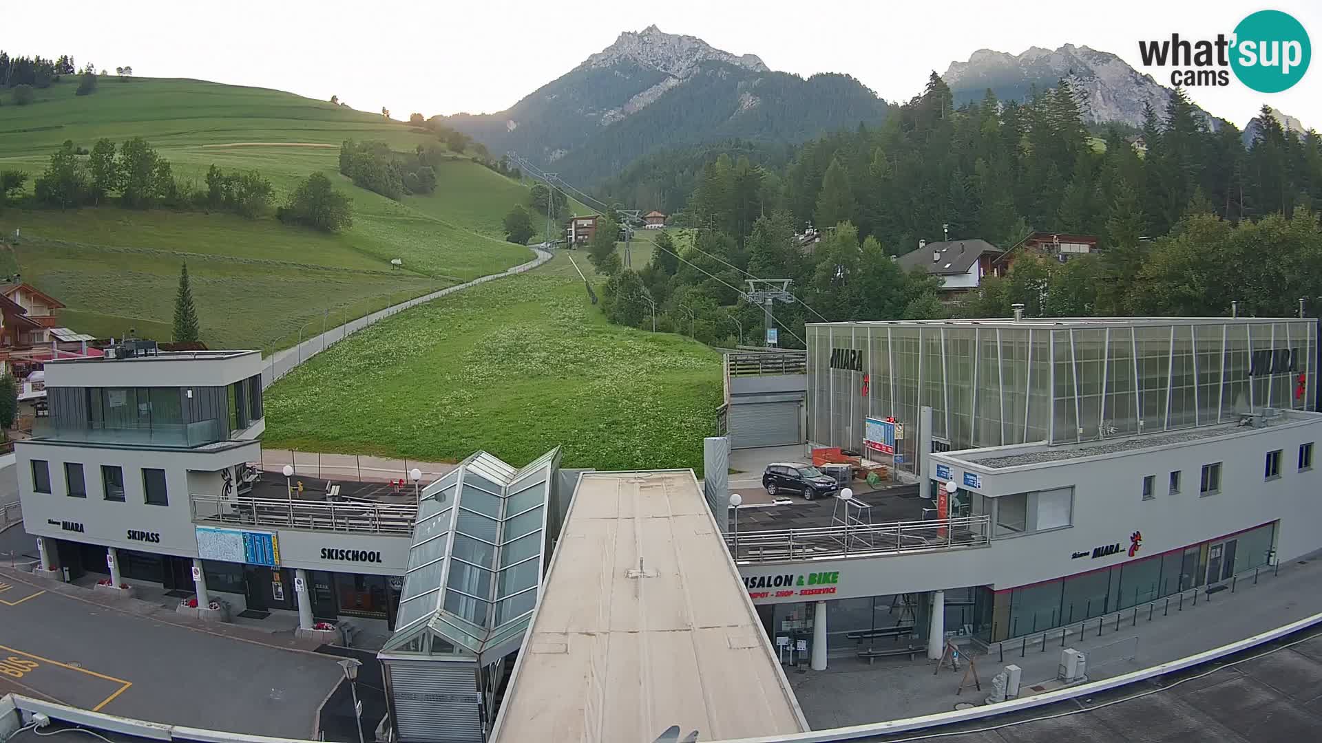 Kronplatz spletna kamera Miara spodnja postaja