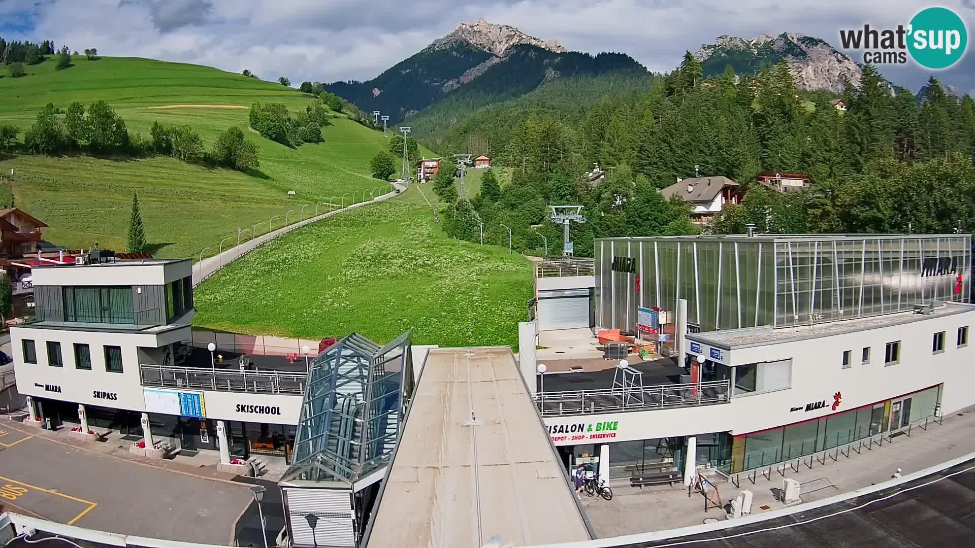 Kronplatz spletna kamera Miara spodnja postaja