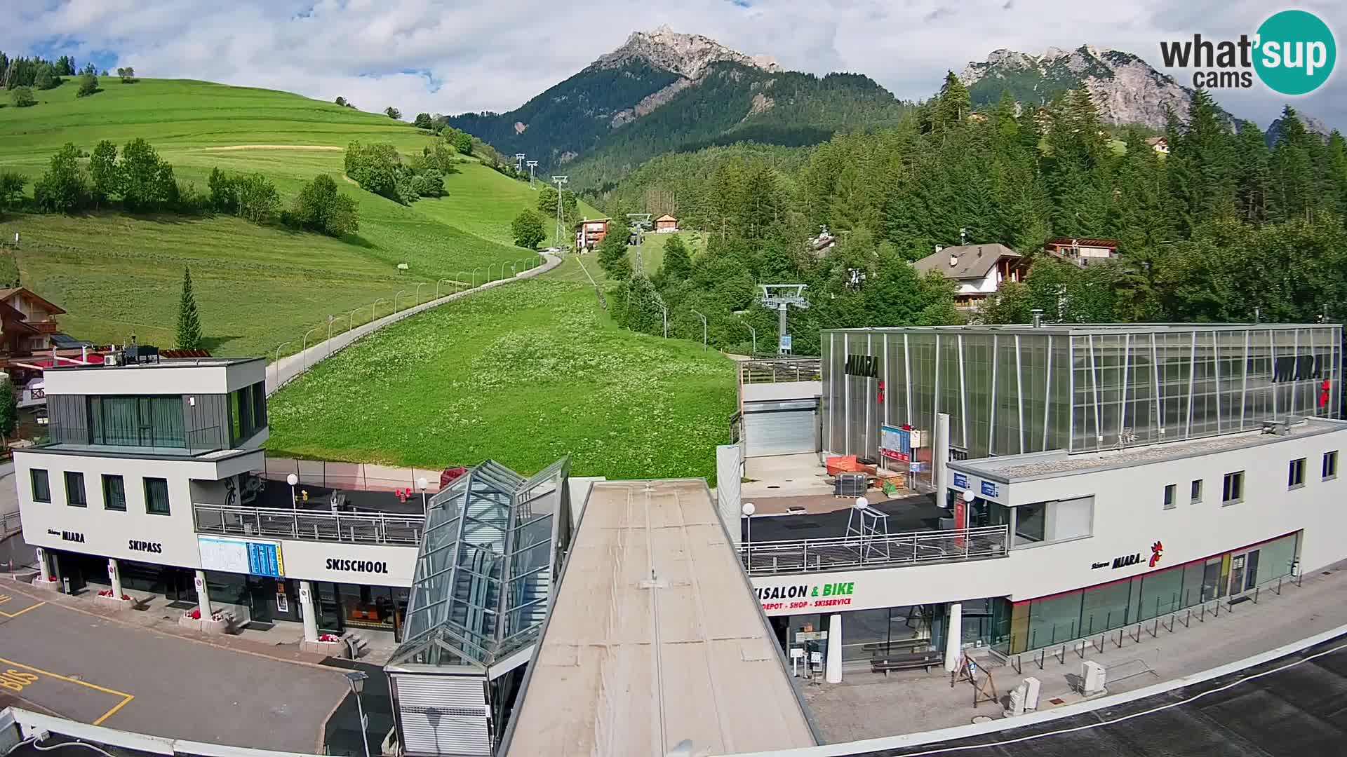 Kronplatz webcam Valley sation of Miara
