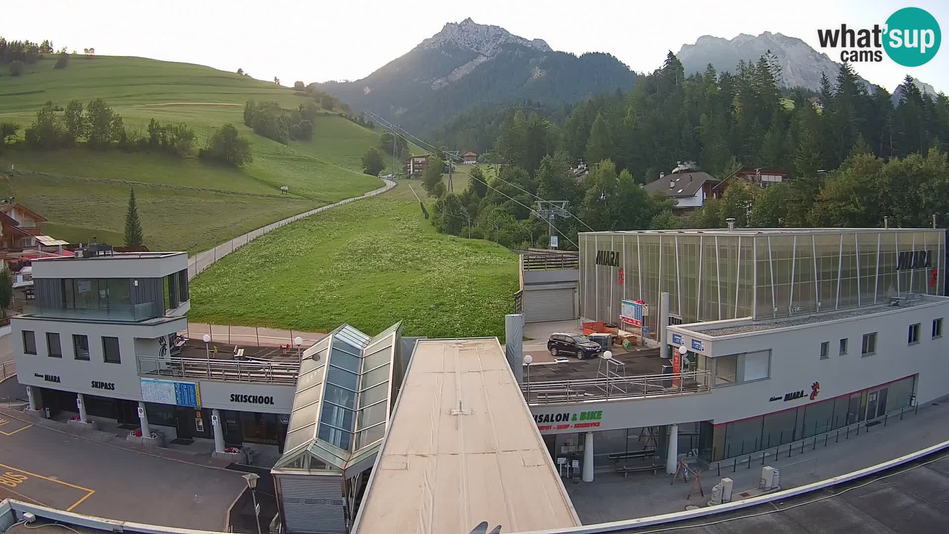 Kronplatz webcam Valley sation of Miara