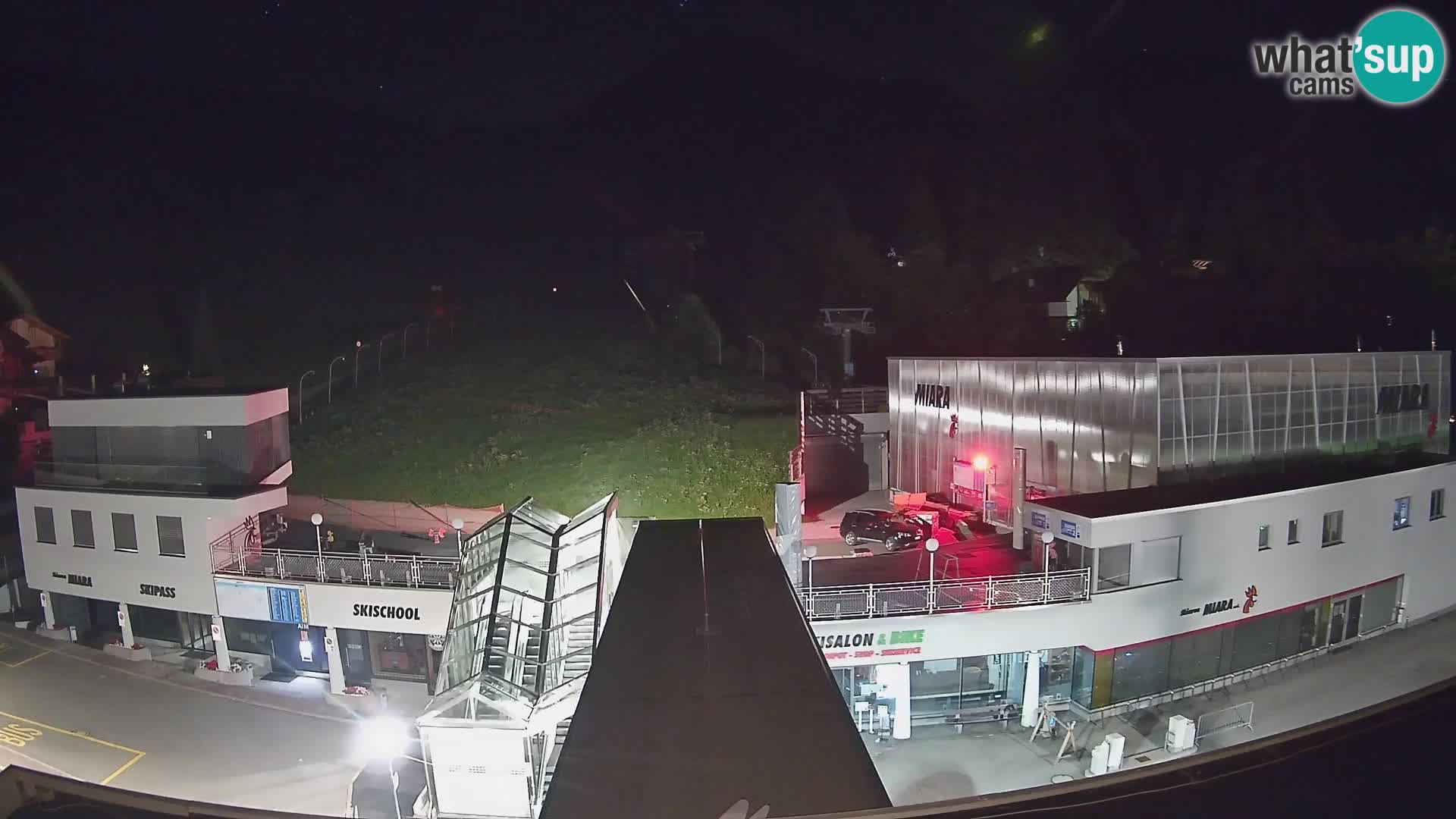 Kronplatz spletna kamera Miara spodnja postaja