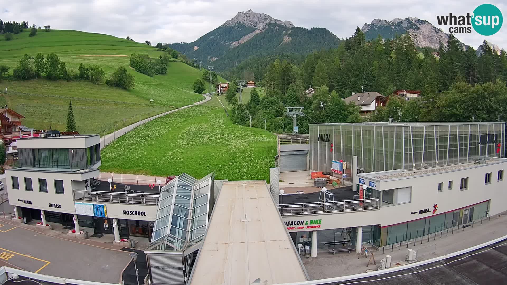 Plan de Corones Kronplatz Miara webcam en vivo – estación de valle
