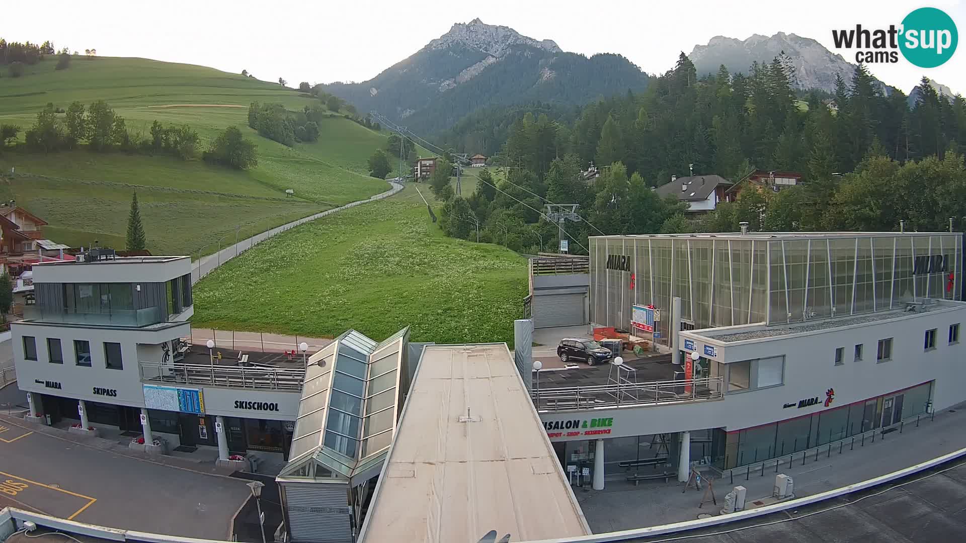 Plan de Corones Kronplatz Miara webcam en vivo – estación de valle