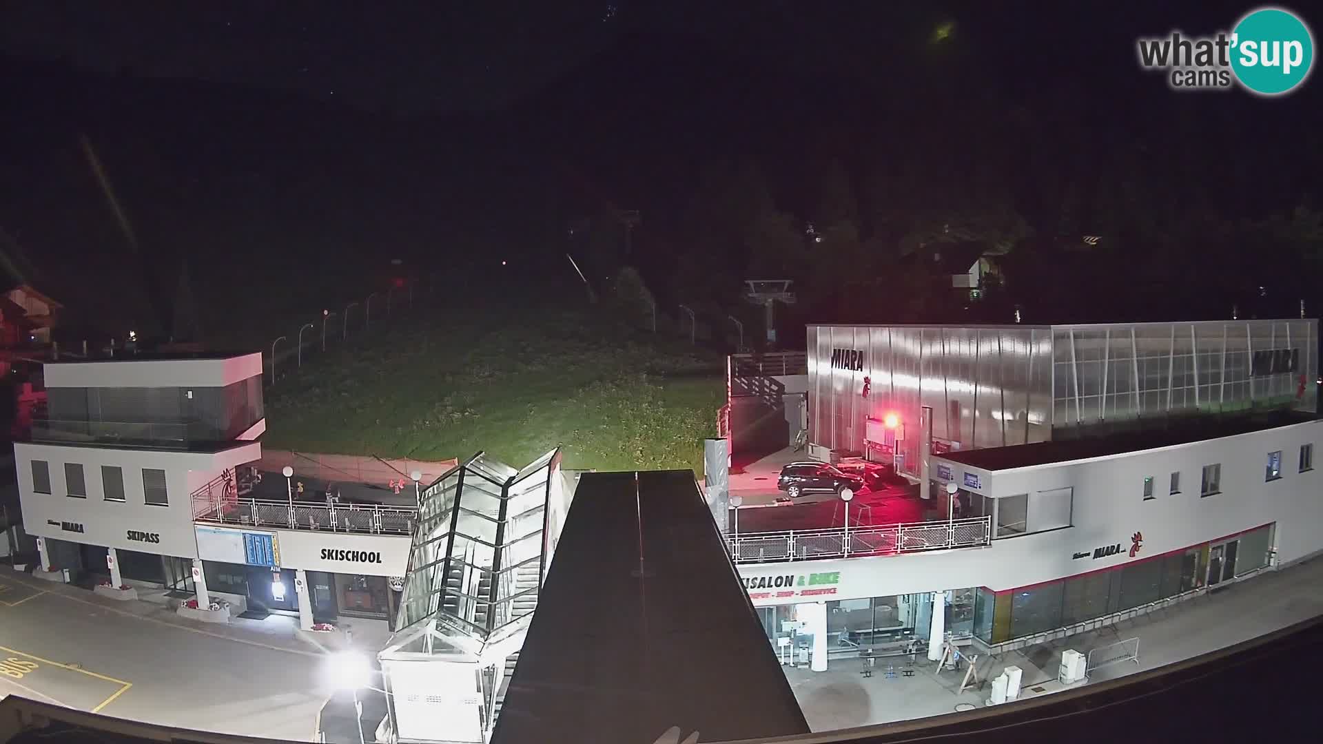 Kronplatz spletna kamera Miara spodnja postaja