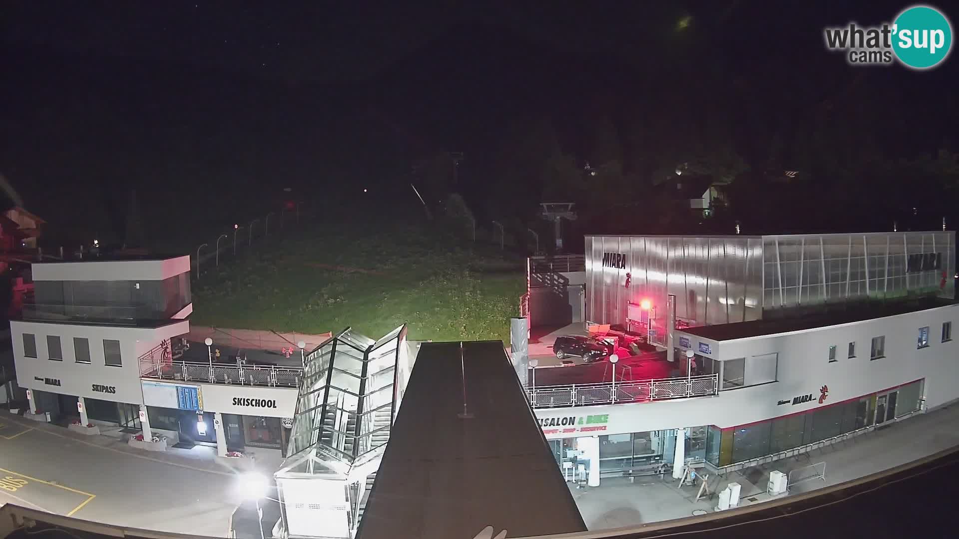 Kronplatz spletna kamera Miara spodnja postaja