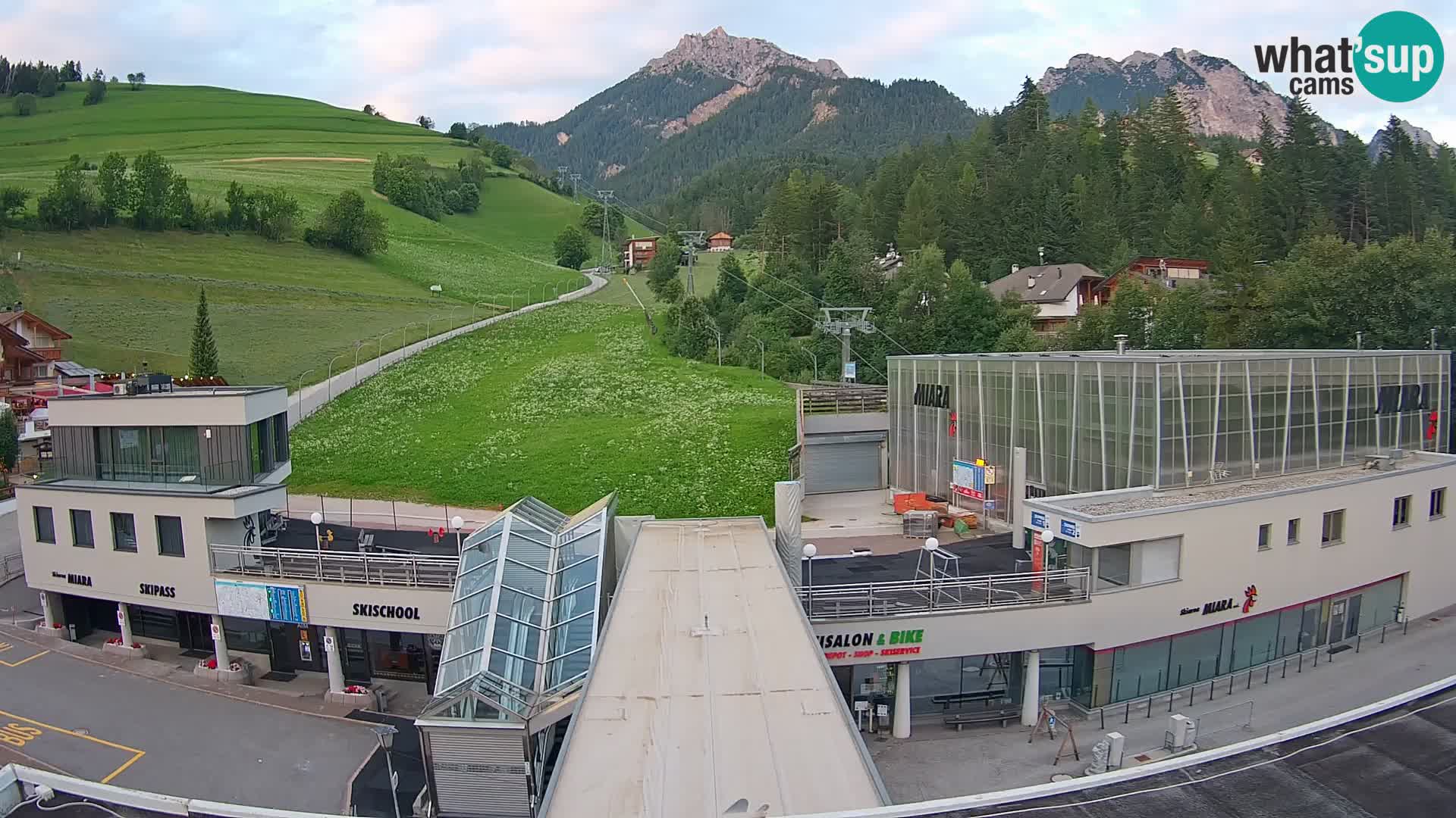Plan de Corones Kronplatz Miara webcam en vivo – estación de valle