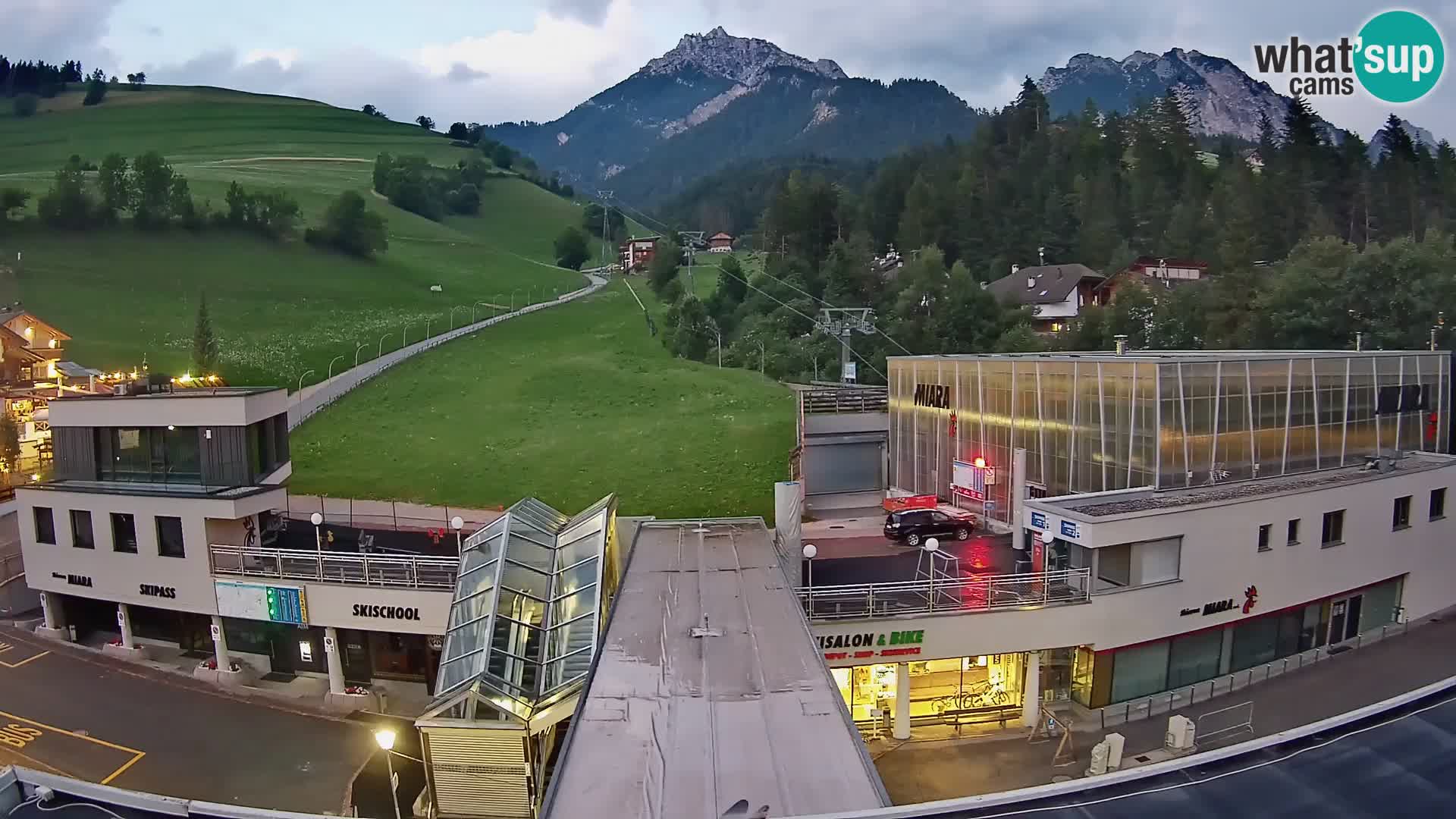 Kronplatz webcam Valley sation of Miara