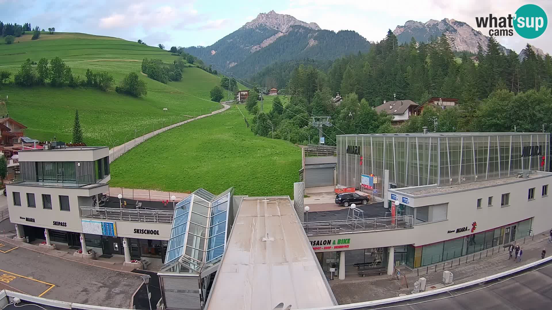 Kronplatz webcam Valley sation of Miara
