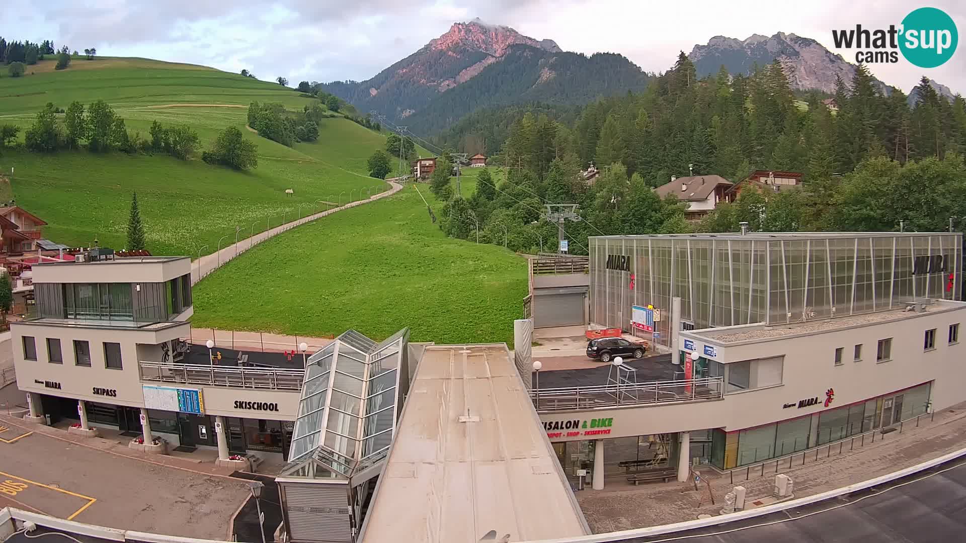Kronplatz webcam Valley sation of Miara