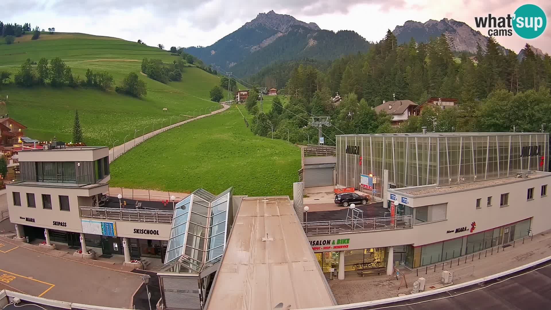 Kronplatz spletna kamera Miara spodnja postaja