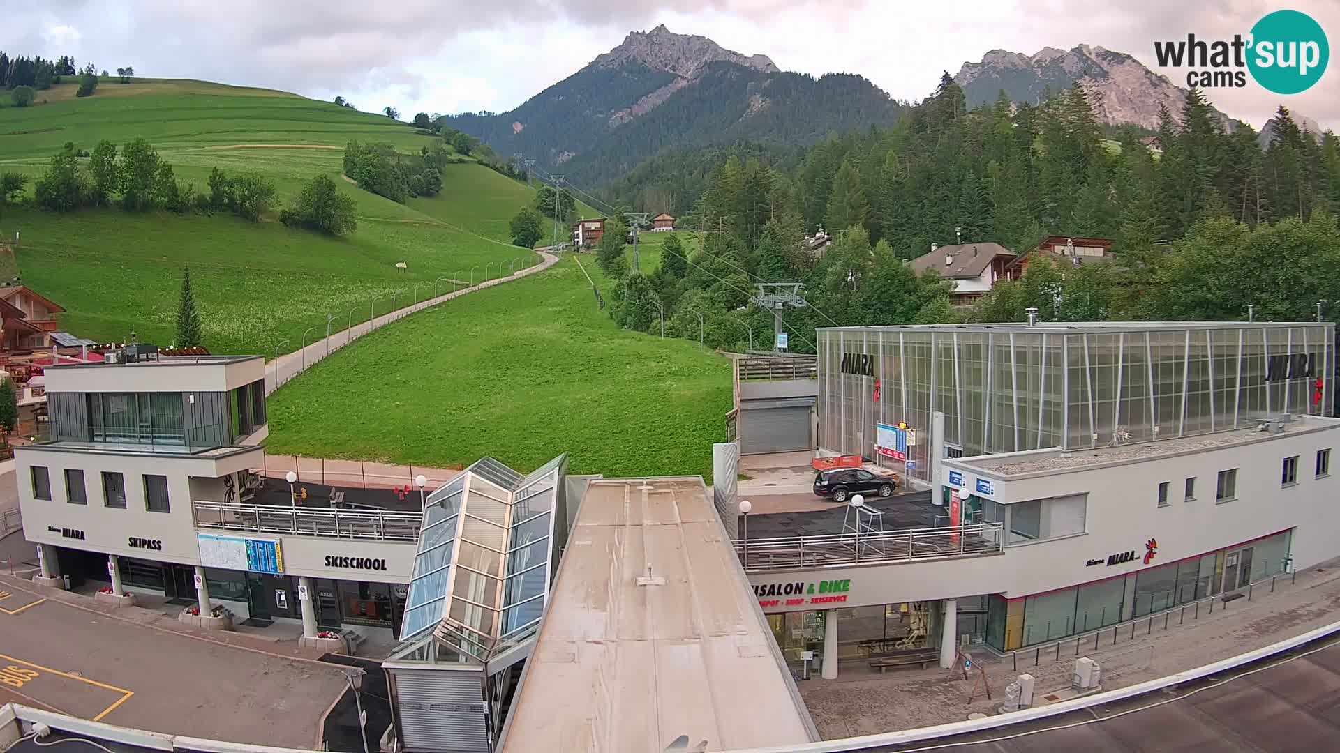 Kronplatz spletna kamera Miara spodnja postaja